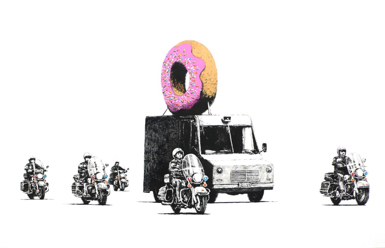 1286x830 Donut Truck With Police Escort Wallpaperx830