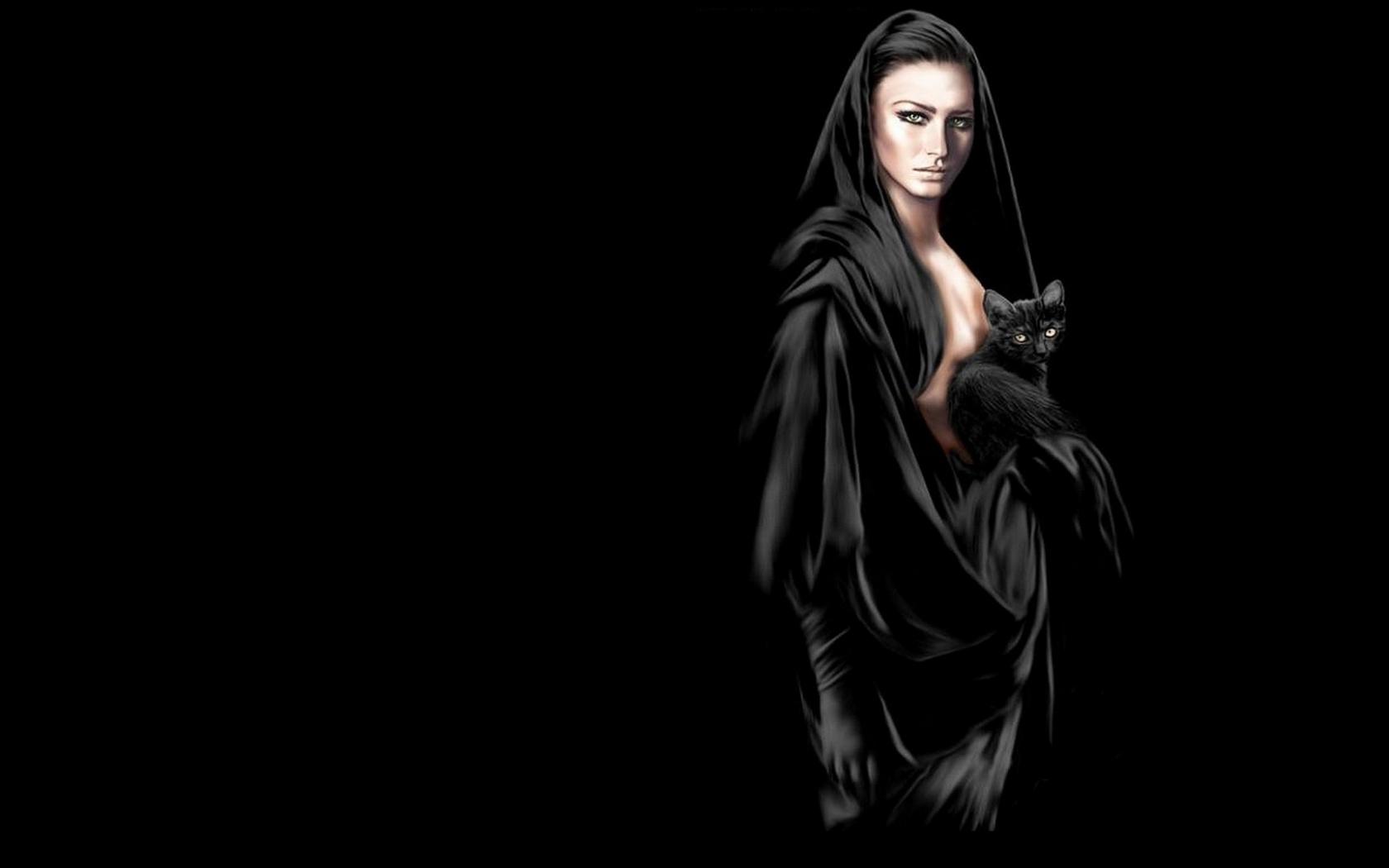 1680x1050 Free download Witch 3D art black brunette cat girl witch woman [1920x1080] for your Desktop, Mobile & Tablet. Explore Beautiful Witches Wallpaper. Witches Wallpaper Picture, Beautiful Blue Wallpaper