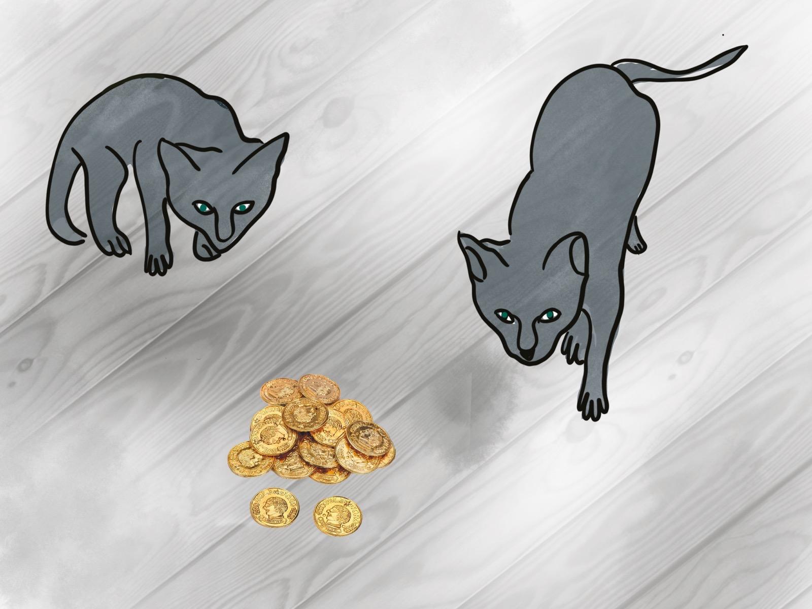 1600x1200 The Two Witch Cats