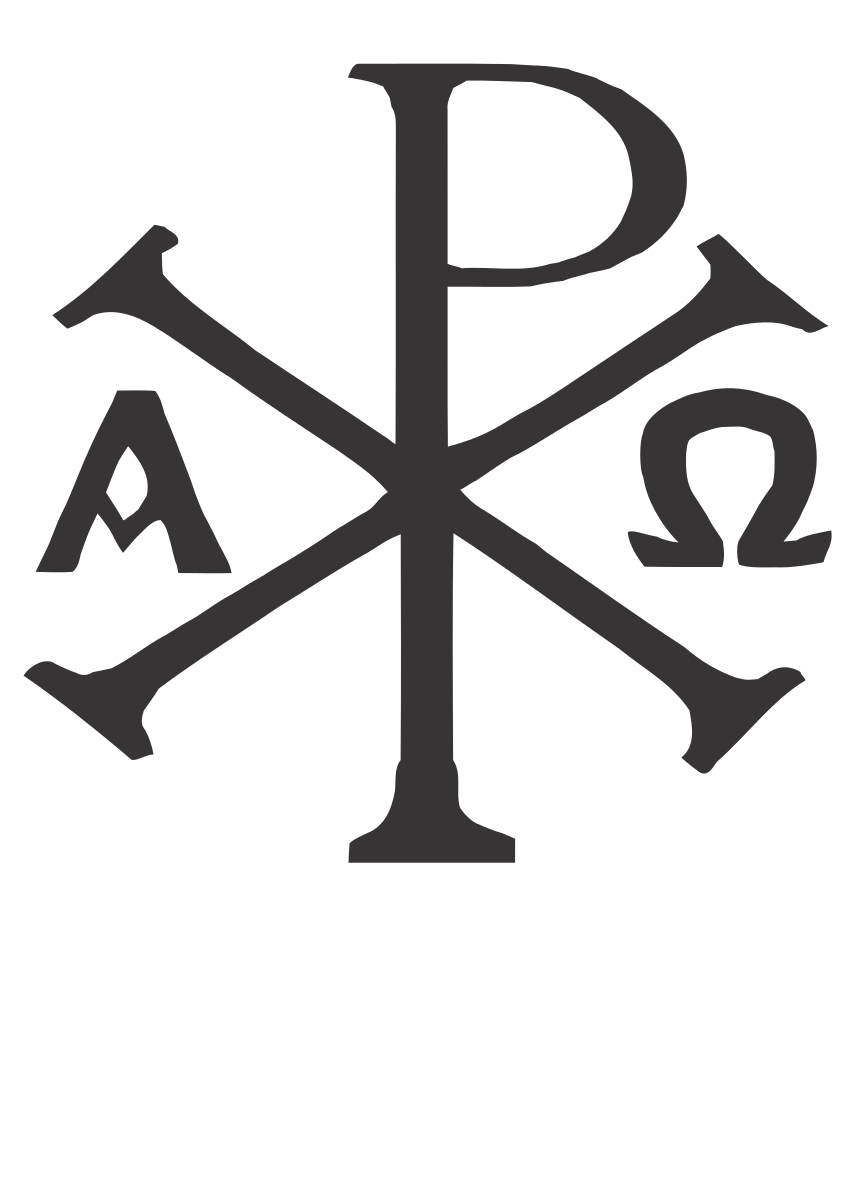 848x1199 Chi Rho.svg. Christian symbols, Chi rho tattoo, Old school tattoo designs