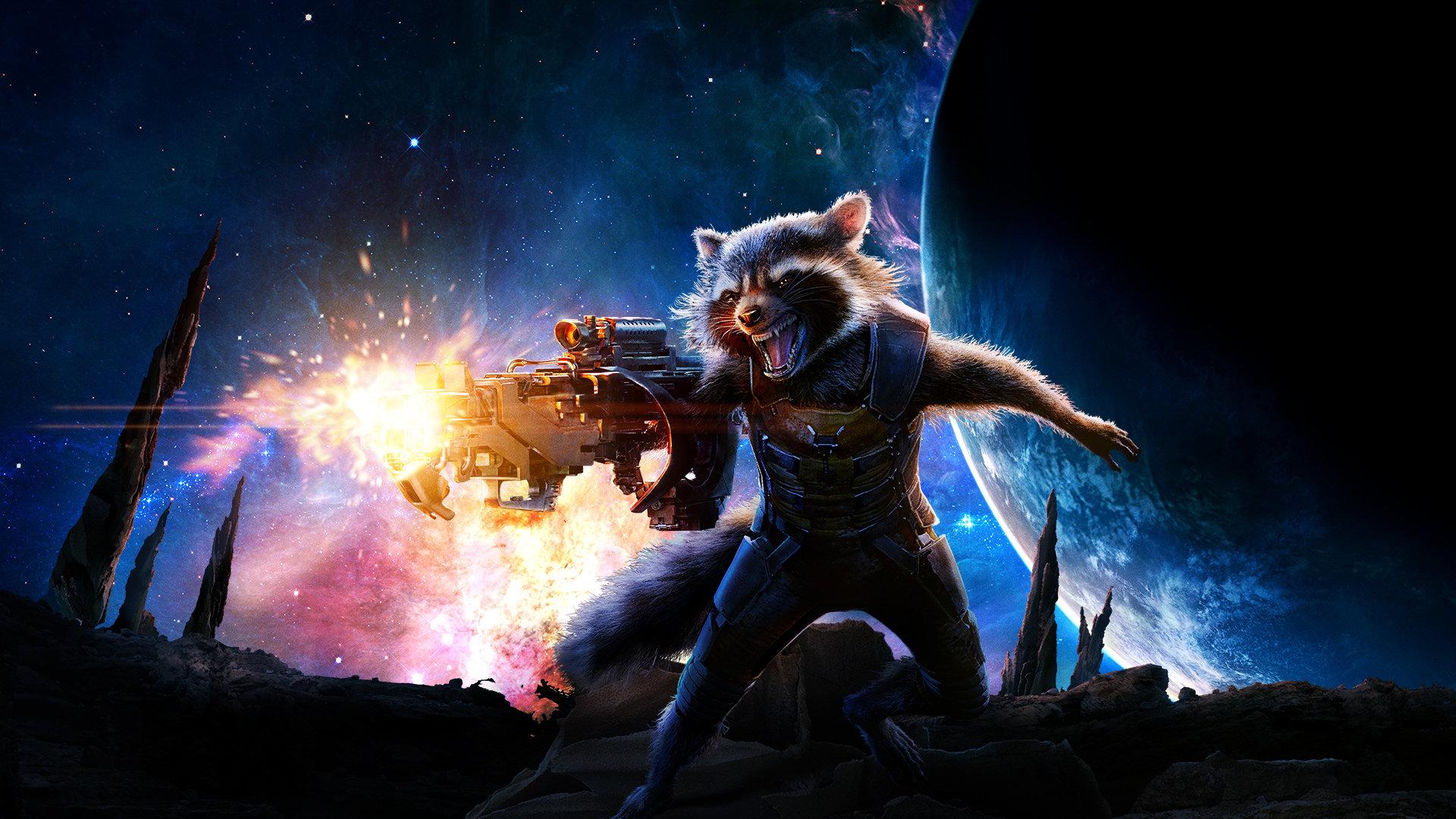 1920x1080 Download Full HD 1080p Rocket Raccoon Computer Wallpaper
