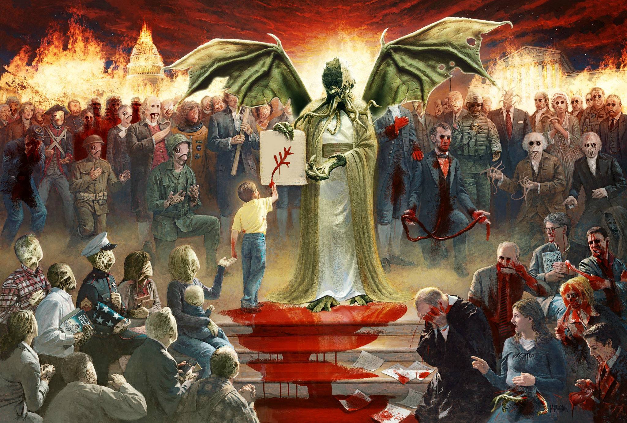 2048x1382 lovecraft inspired wallpaper