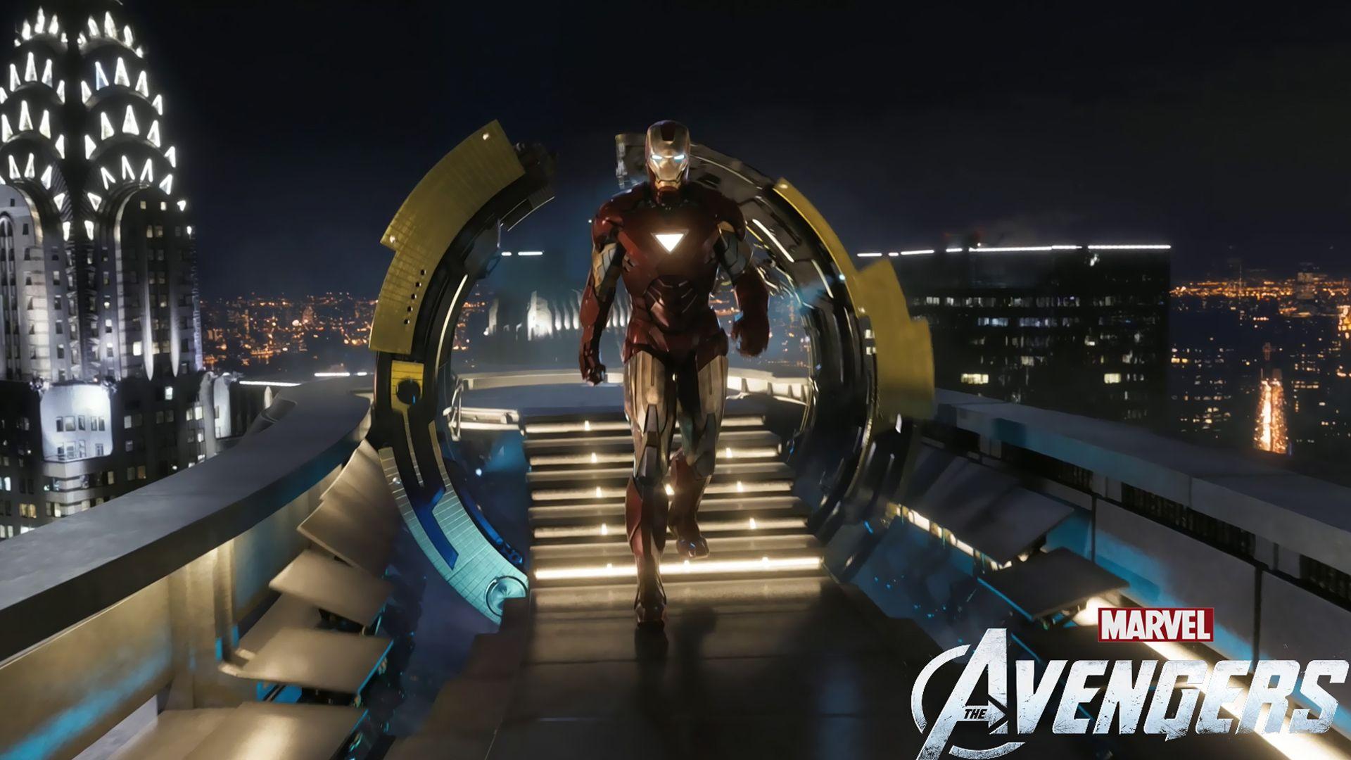 1920x1080 Iron Man in The Avengers Movie Wallpaper