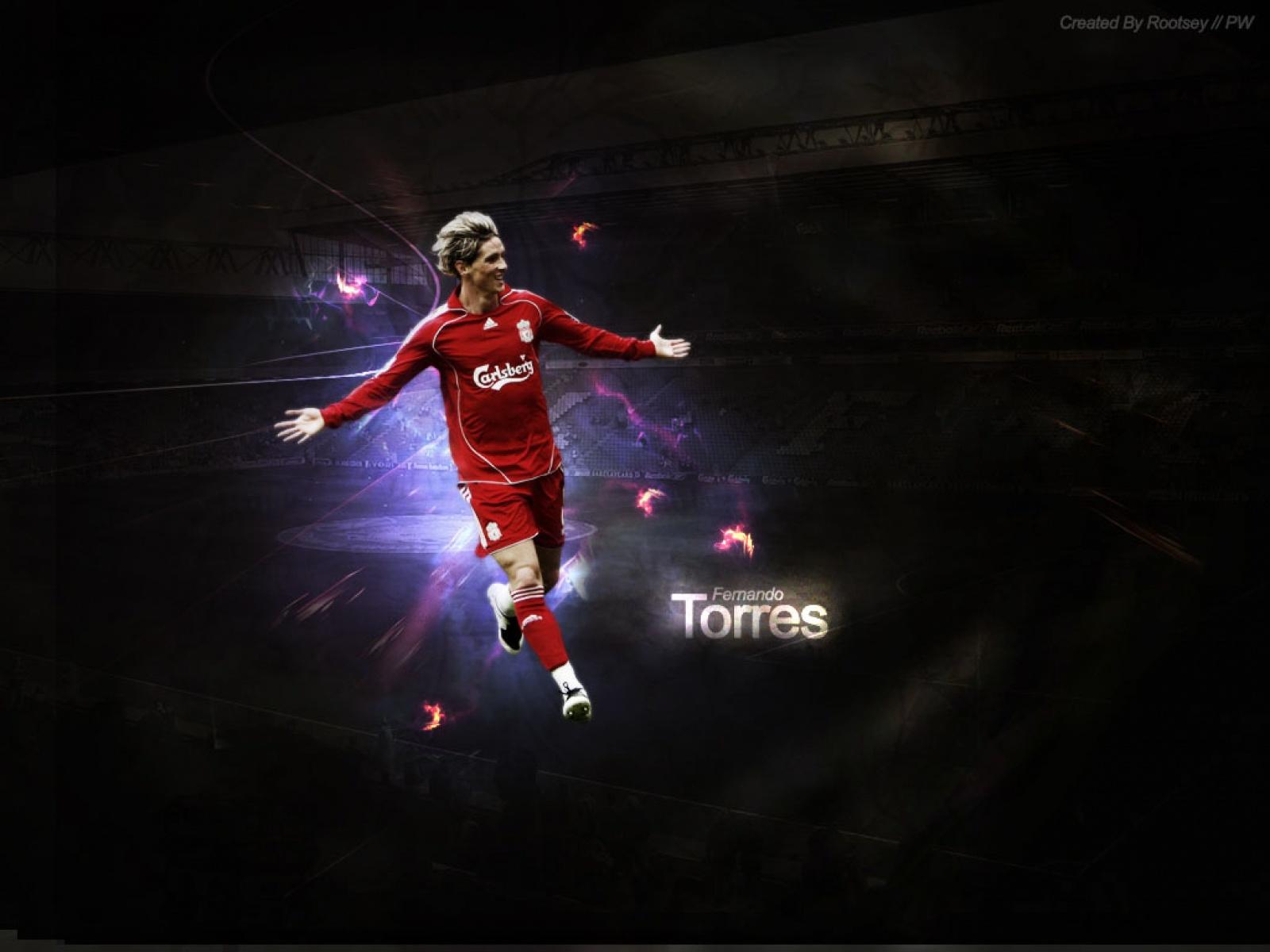 1600x1200 OKE Wallpaper Picture: Fernando Torres Liverpool Wallpaper