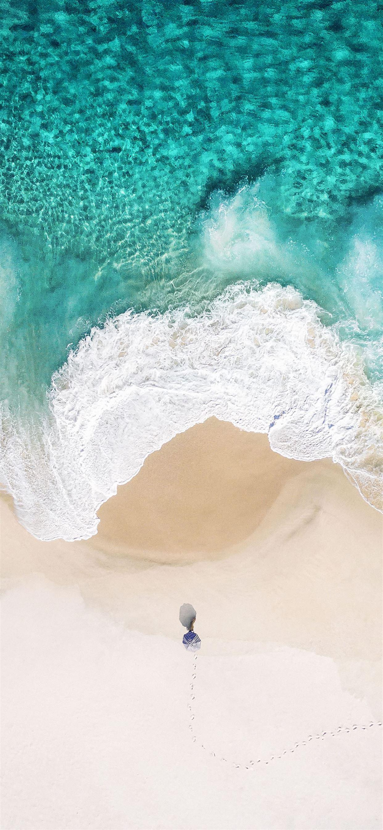 1242x2688 Summer Ocean iPhone X Wallpaper Free Download