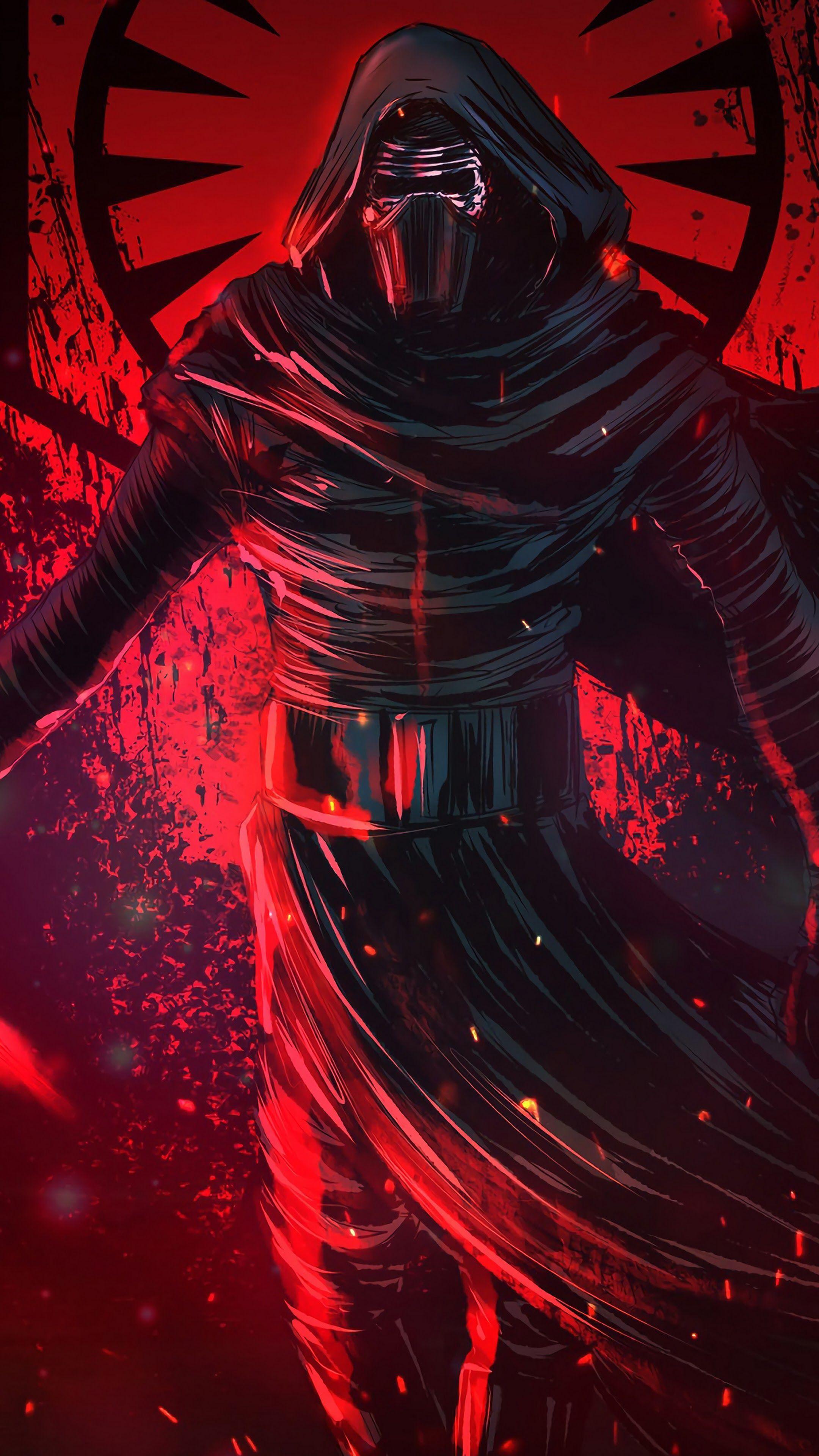 2160x3840 Lightsaber Red Wallpaper
