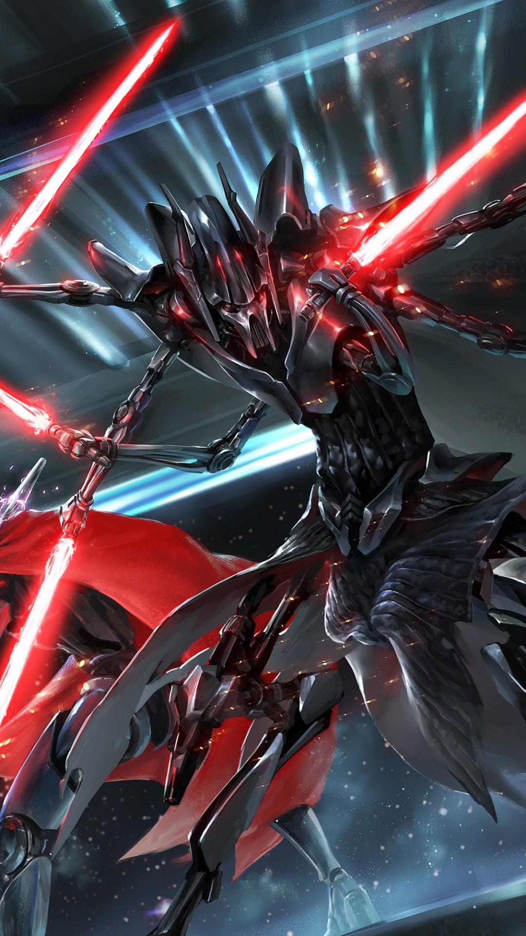 1080x1920 Wallpaper General Grievous, 4k, Star Wars, HD, Art