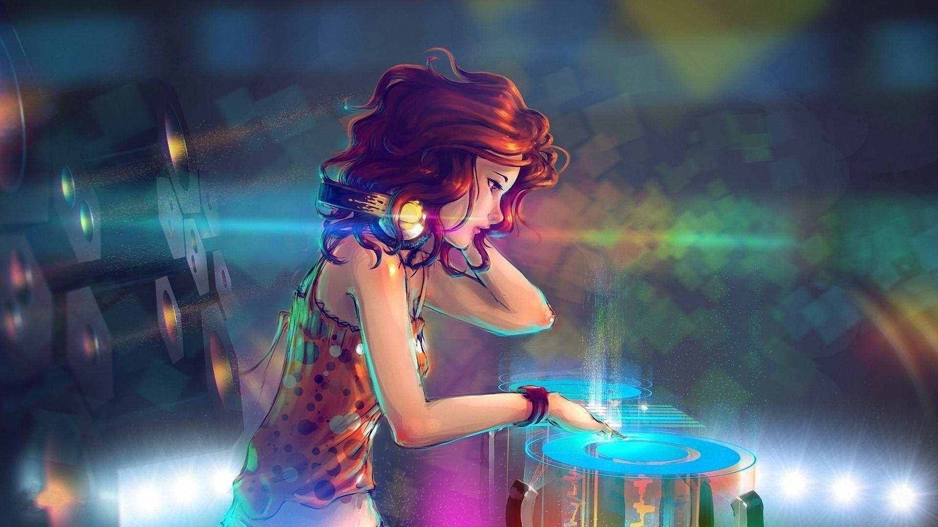 Anime Girl Listening To Music Stock Illustrations  54 Anime Girl Listening  To Music Stock Illustrations Vectors  Clipart  Dreamstime