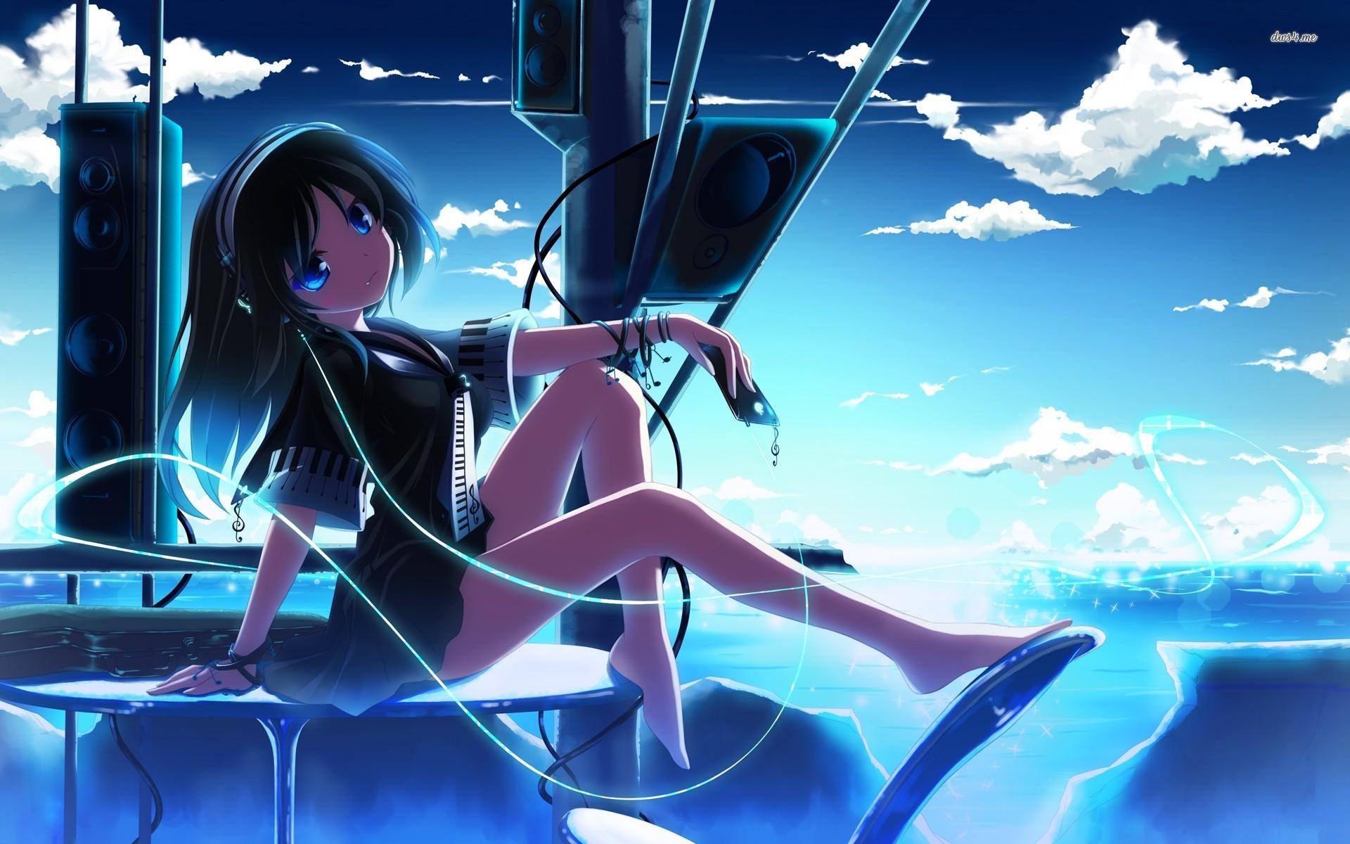 1920x1200 Anime Music Wallpaper