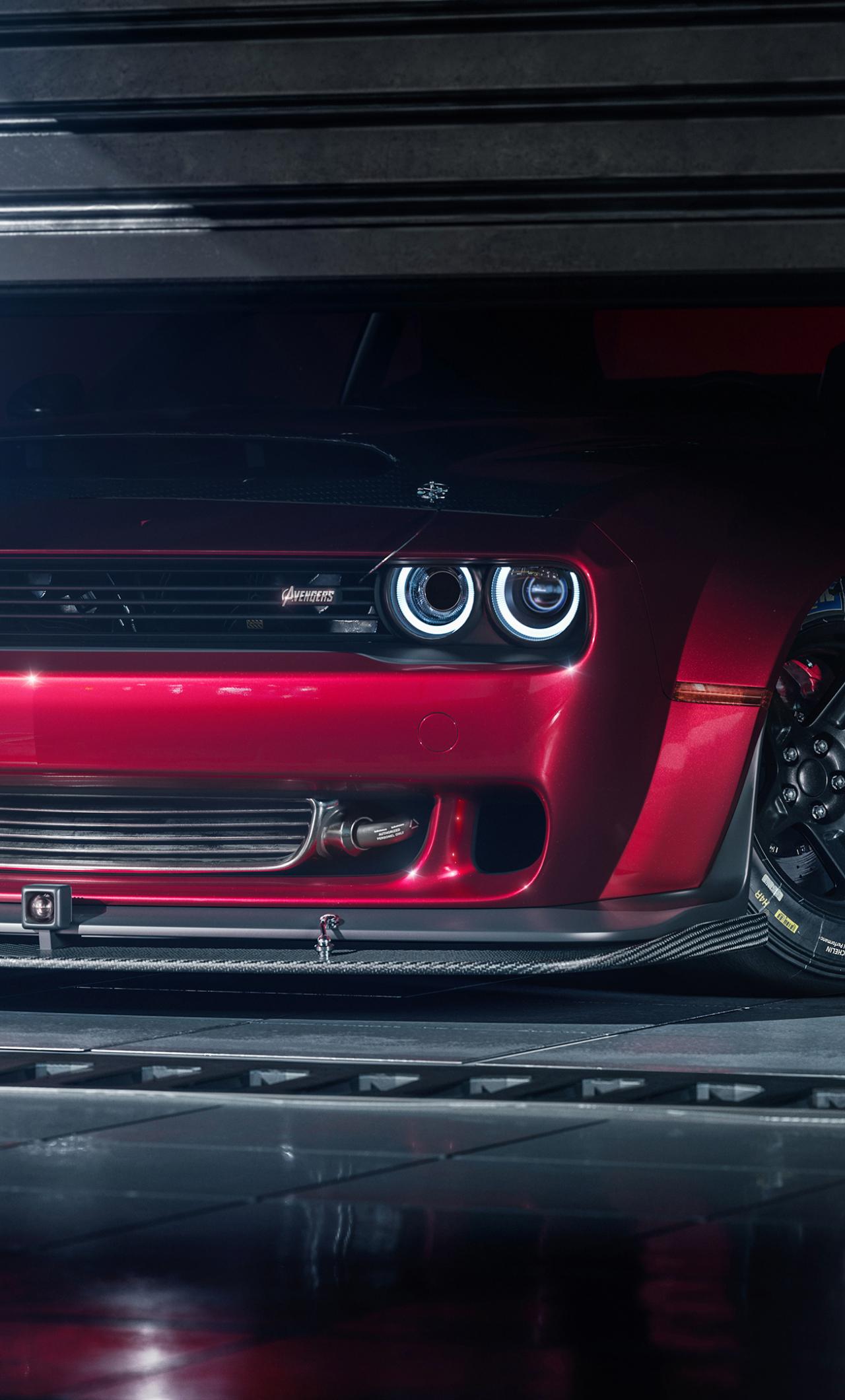 1280x2120 Download 1280x2120 Wallpaper Dodge Challenger Srt Demon, Front View, Iphone 6 Plus, 1280x2120 HD Image, Background, 23377