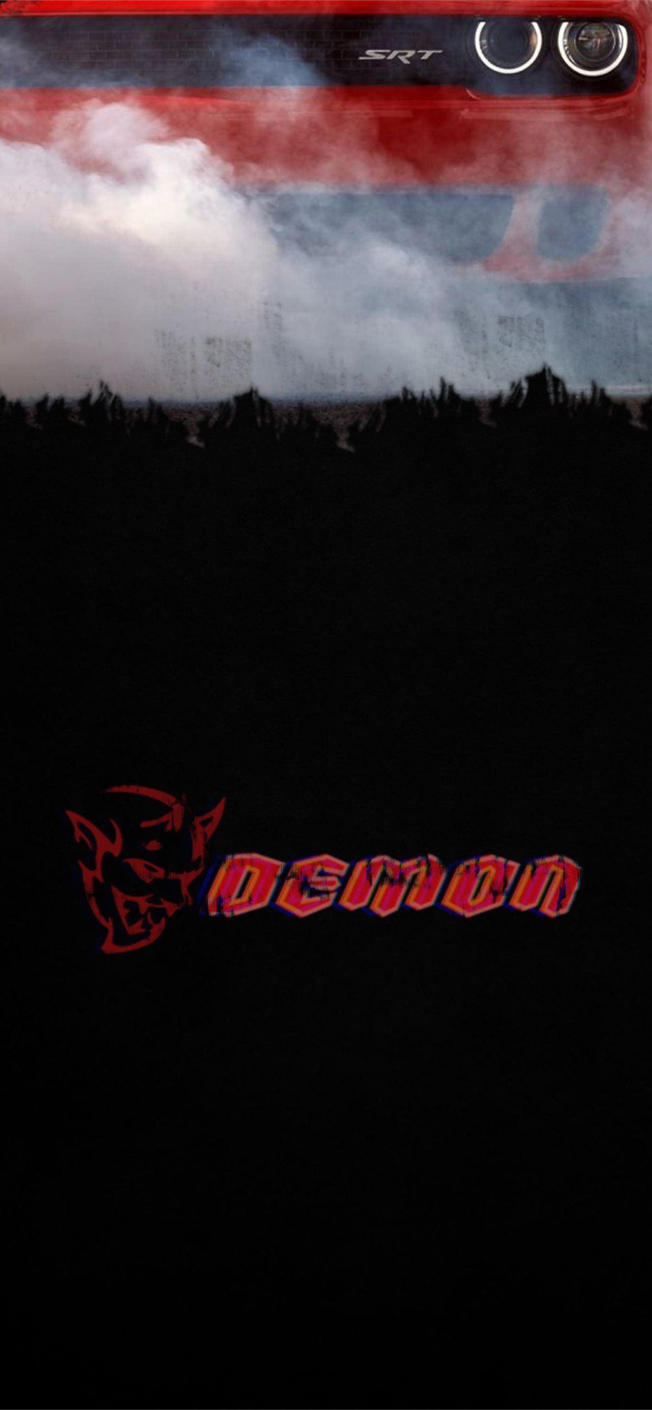 1284x2778 Dodge Demon Cave iPhone Wallpaper Free Download