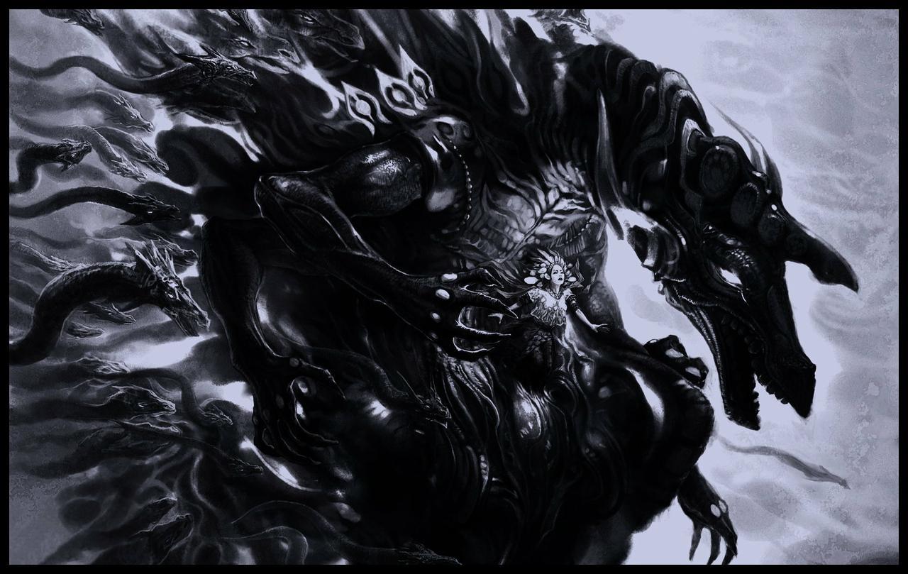 1280x809 Silver Dragon and Princess HD Wallpaper Wallpaper HD