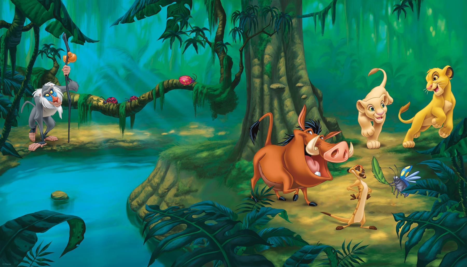 1800x1029 The Lion King XL Spray and Stick Wallpaper Mural