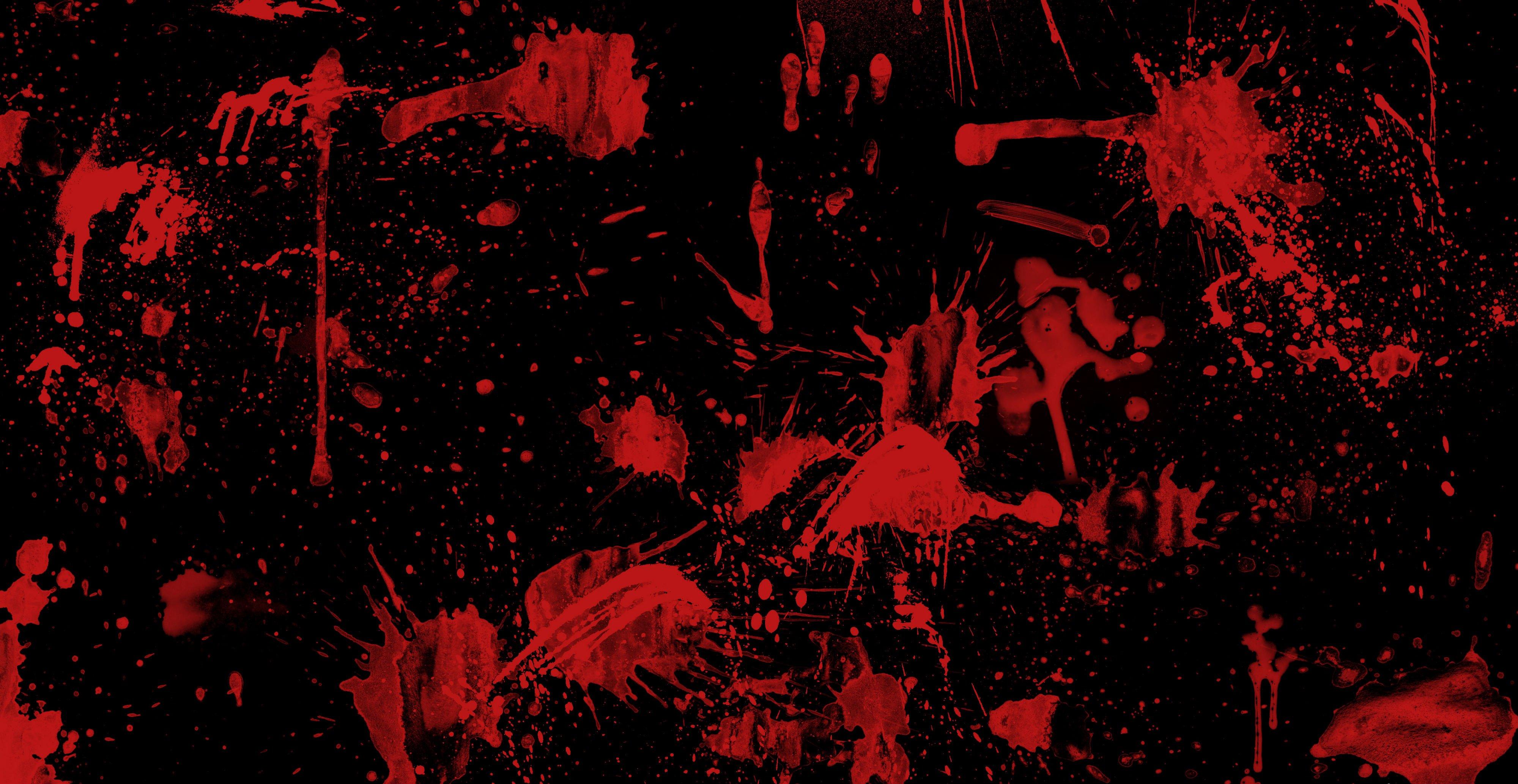 4000x2067 Black Background Blood Dripping