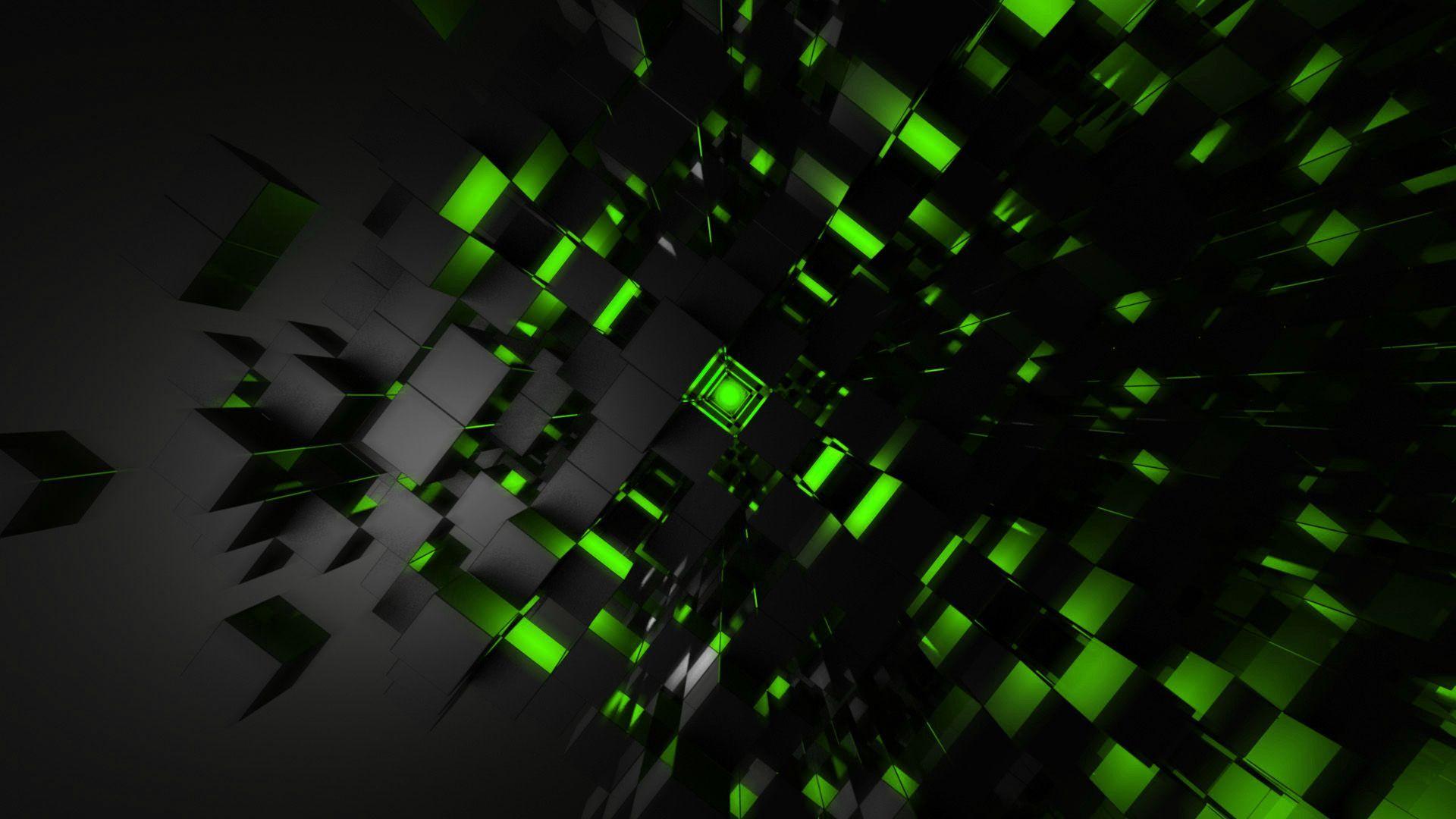 1920x1080 Black And Blue Shards