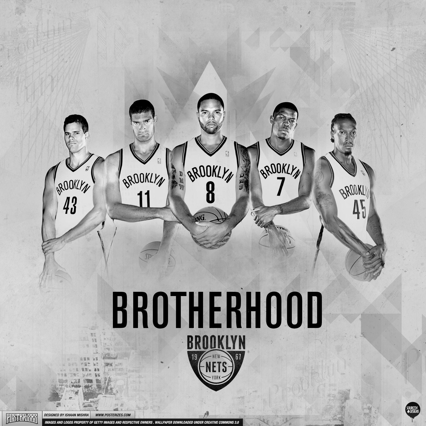 1800x1800 Free download Brooklyn Nets Brotherhood Wallpaper Posterizes NBA [1800x1800] for your Desktop, Mobile & Tablet. Explore Brooklyn Nets iPhone Wallpaper. Brooklyn Nets Wallpaper HD, Brooklyn Wallpaper, Brooklyn Nets Logo Wallpaper
