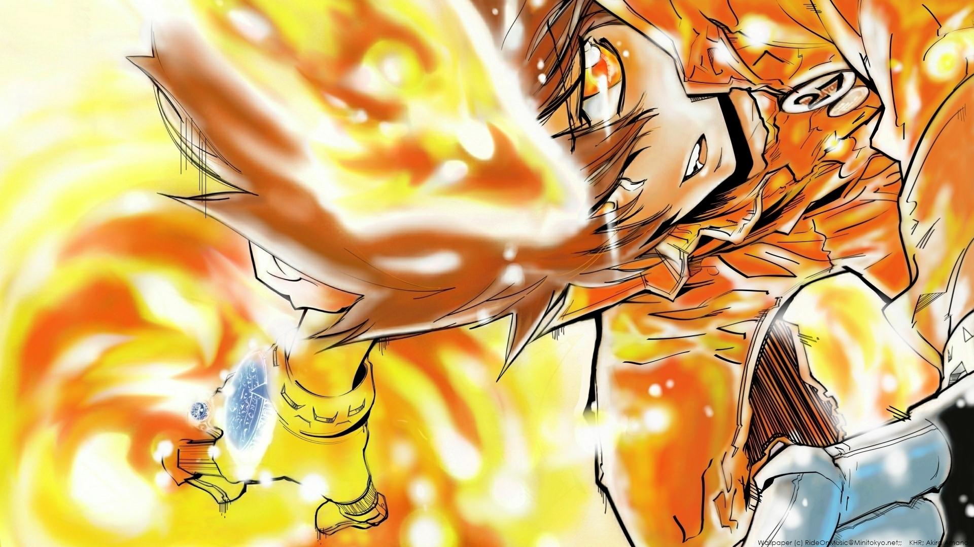 1920x1080 Katekyo Hitman Reborn!, Tsunayoshi Sawada HD Wallpaper & Background • 19753 • Wallur