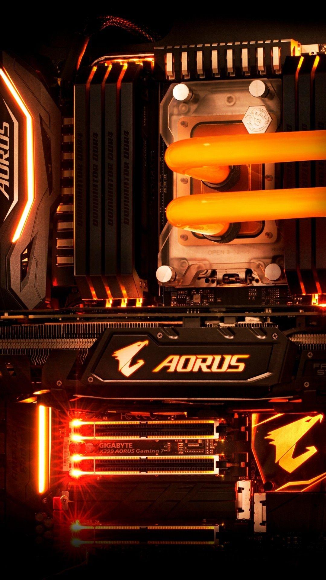 1080x1920 Aorus iPhone Wallpaper