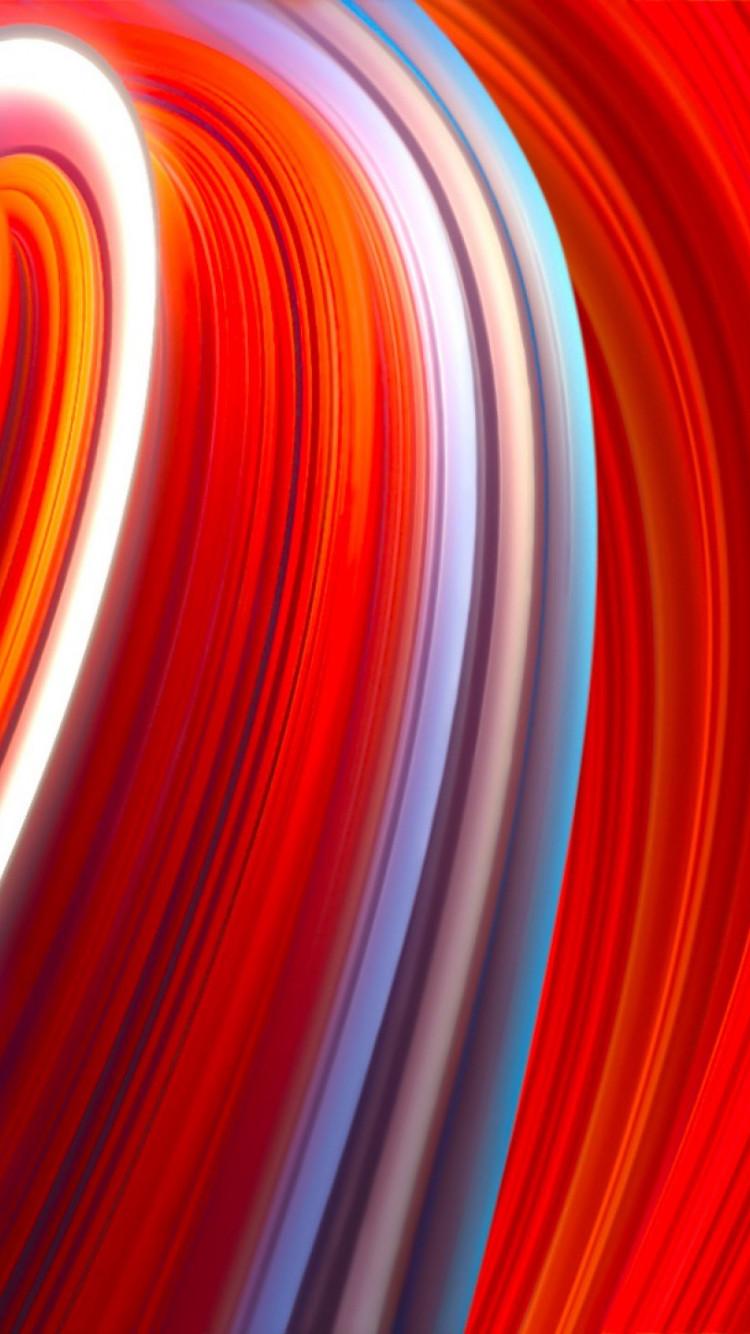 750x1334 Download wallpaper: Xiaomi Mi Mix 3 abstract lines 750x1334
