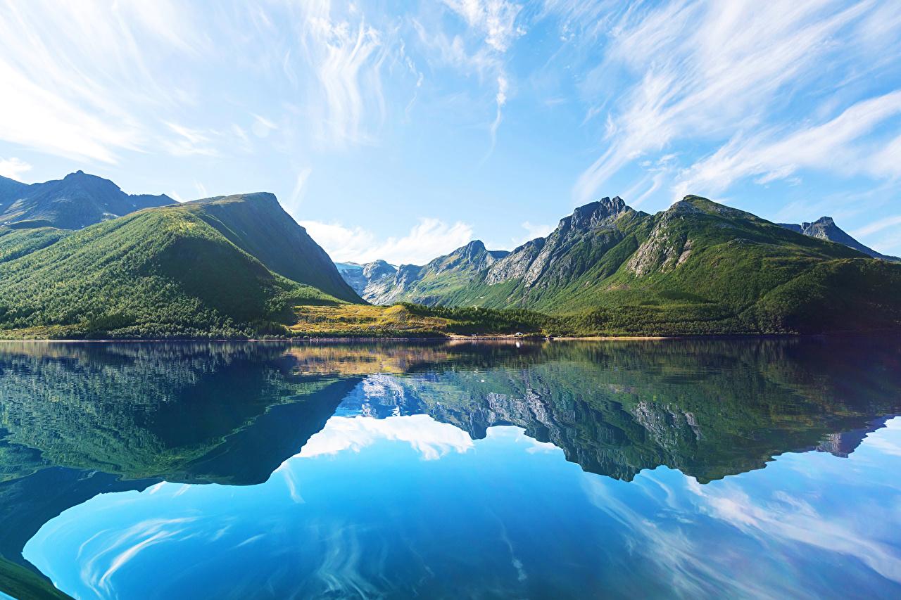 1280x853 Photo Norway Nature Mountains Sky Lake Water