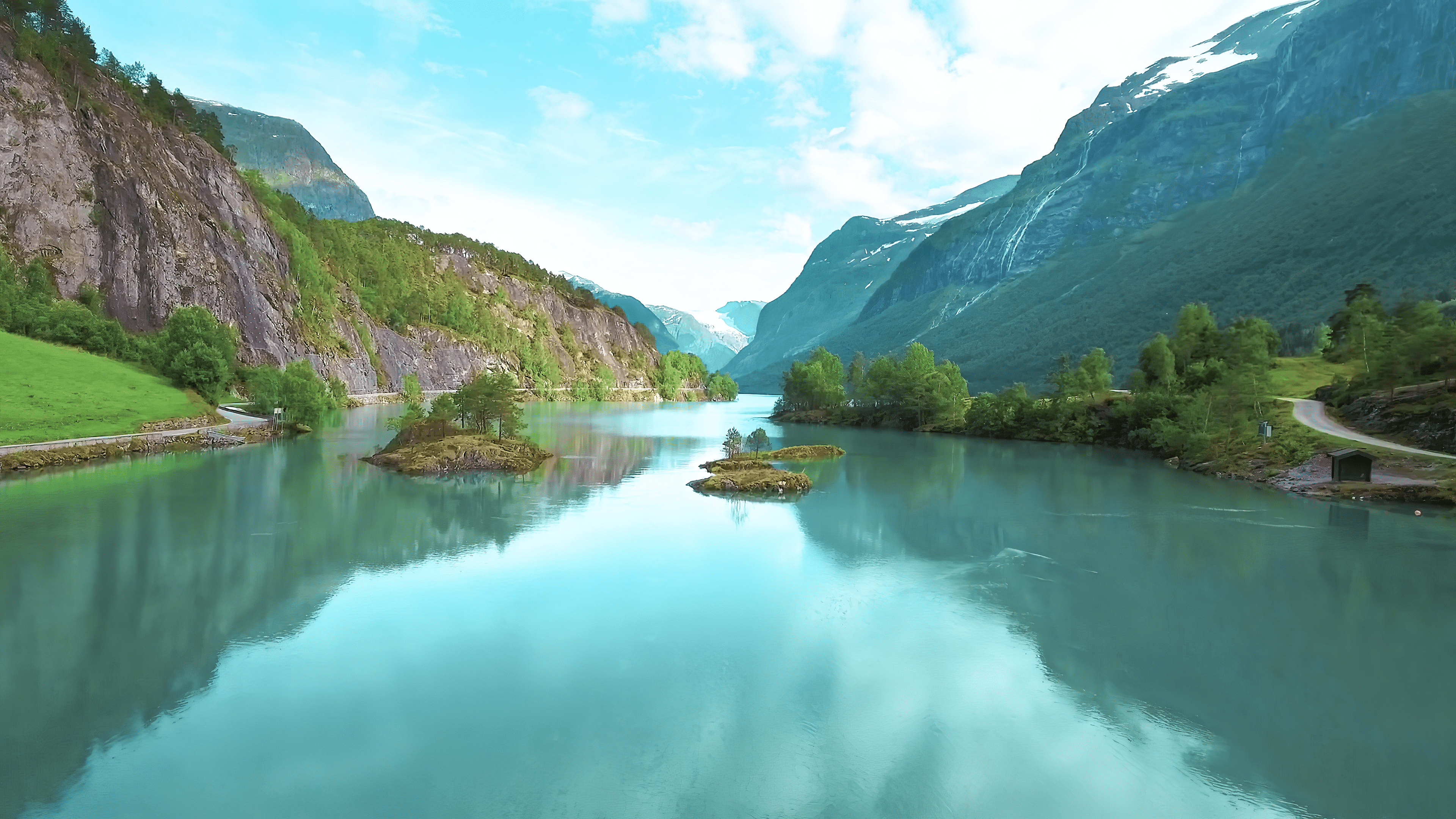 3840x2160 Lovatnet Lake, Norway [3840x2160]