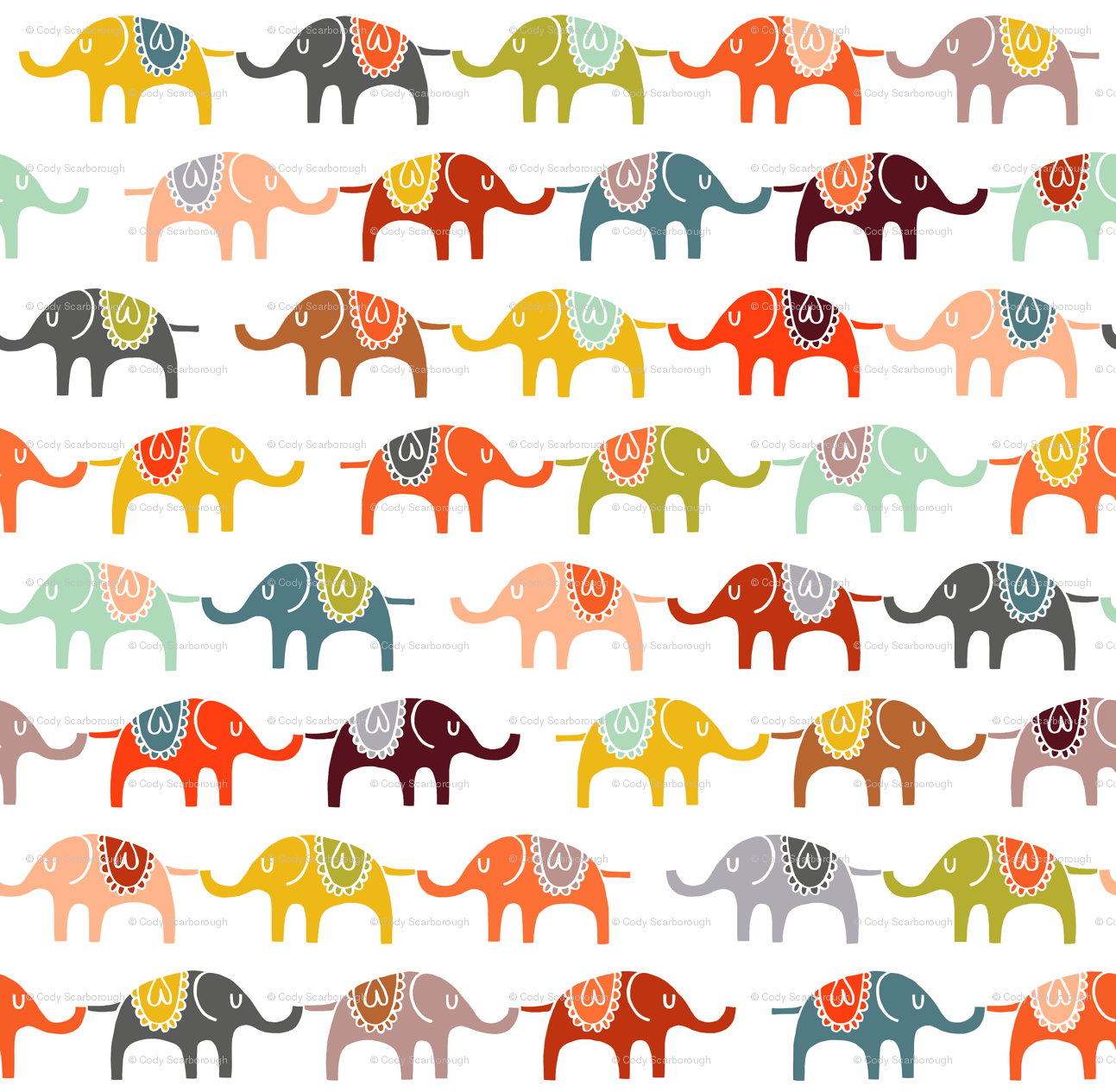 Elephant Print Wallpapers - Top Free Elephant Print Backgrounds ...