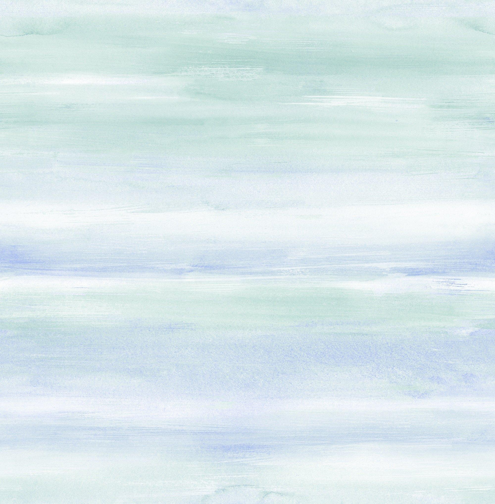 2000x2035 Watercolor Wallpaper in Periwinkle and Teal from the Day Dreamers Coll