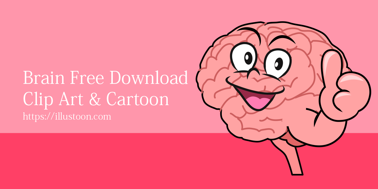 1280x640 Brain Free Clip Art Image｜Illustoon
