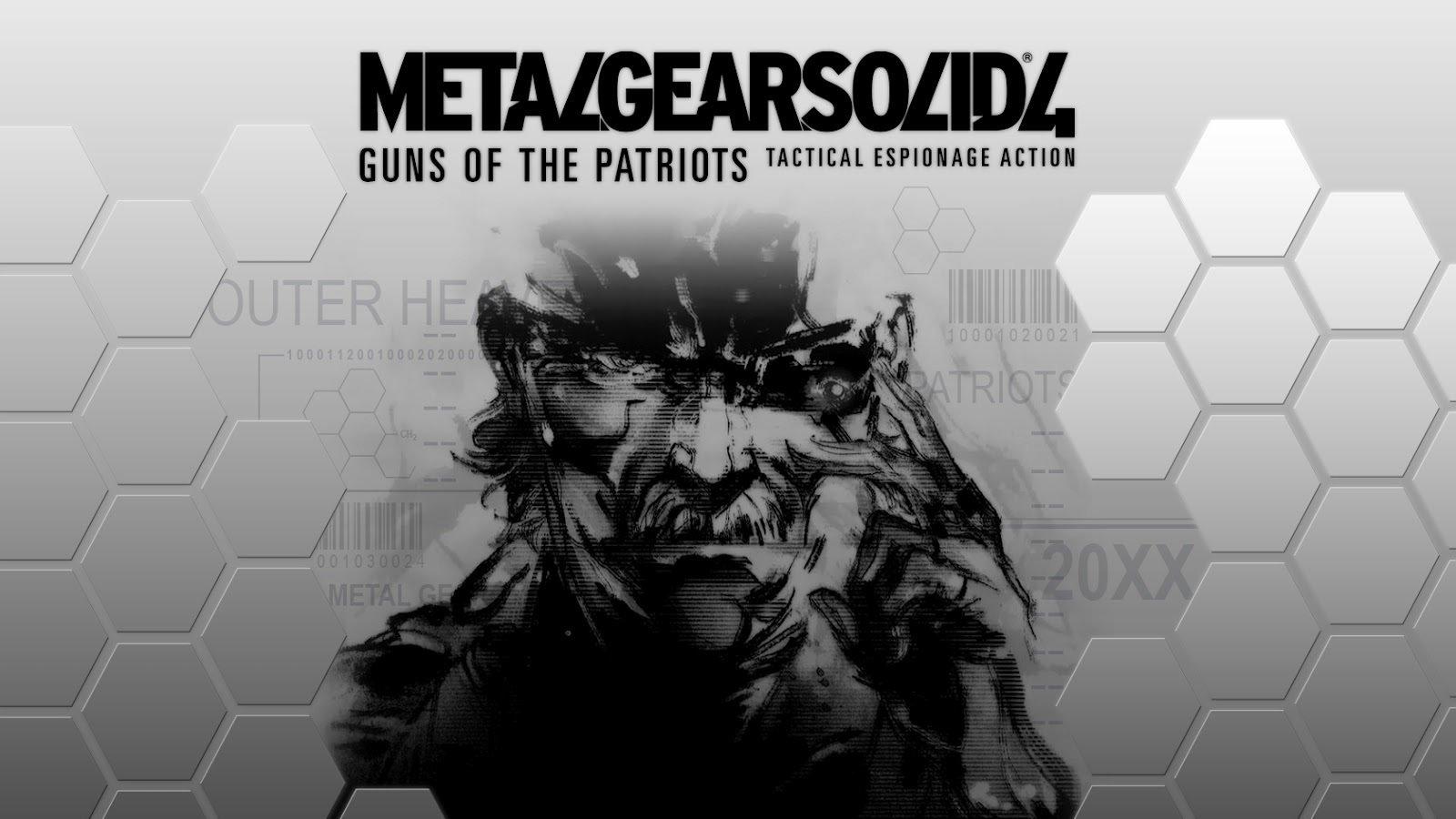 Metal Gear Solid 4 Wallpapers Top Free Metal Gear Solid 4 Backgrounds Wallpaperaccess