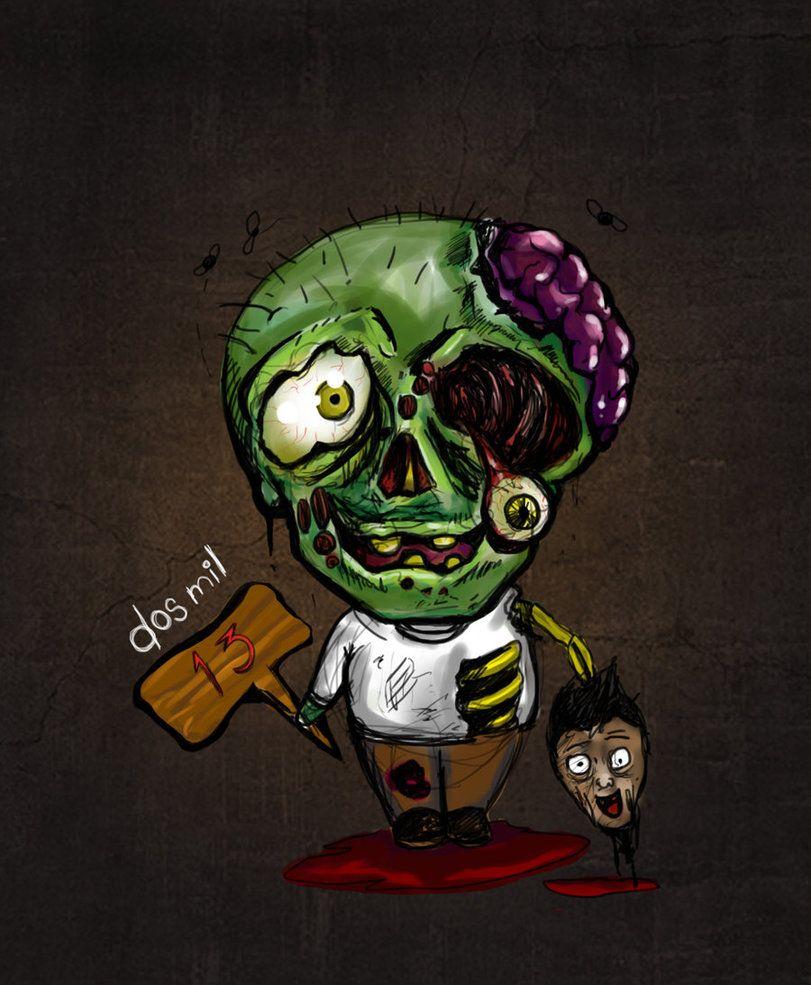 811x985 Cartoon Zombies Wallpaper