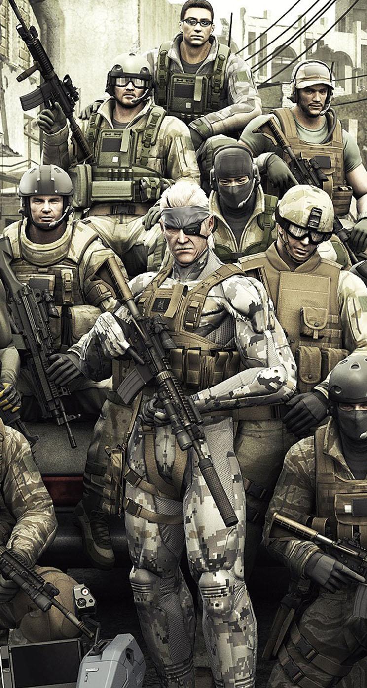 744x1392 The iPhone Wallpaper Metal Gear Solid 4 Poster