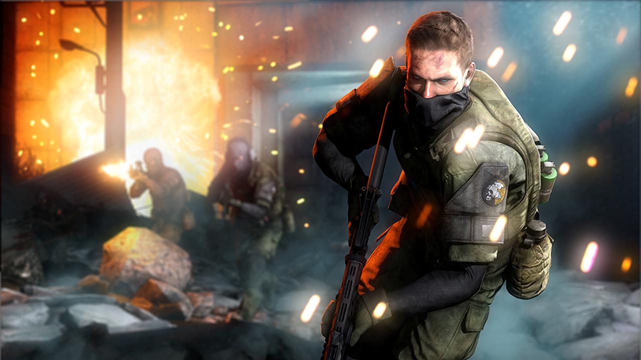 1280x720 image soldier Men outer heaven Militaires Sans Frontieres Metal