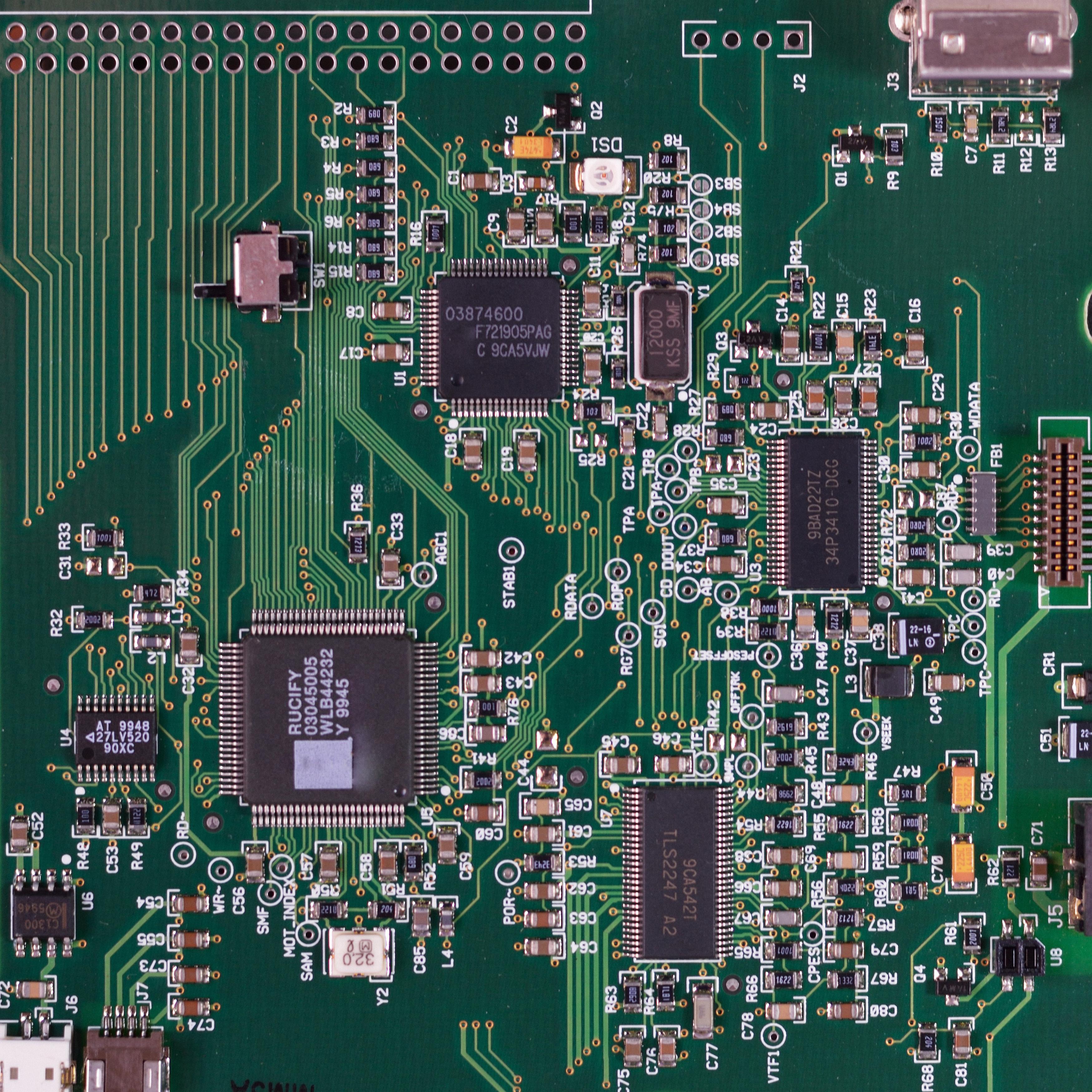 3500x3500 Green Circuit Board · Free