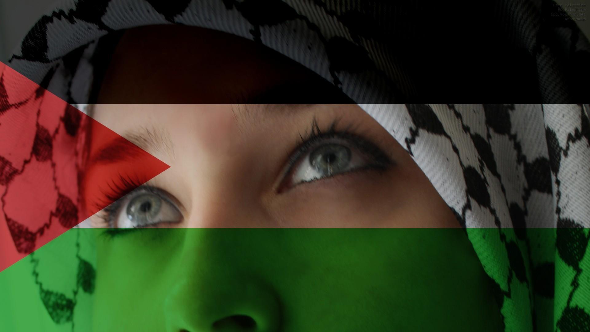 1920x1080 Wallpaper Gaza Flag