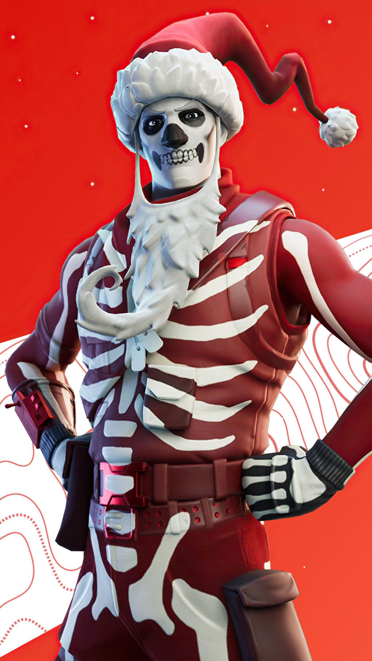 1440x2560 Christmas Skin Fortnite 2020 4K Ultra HD Mobile Wallpaper