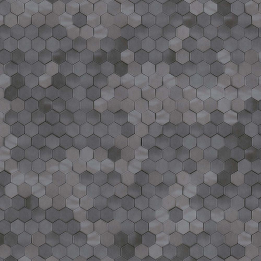 1000x1000 Walls Republic Shimmering Hexagons Paper Strippable Wallpaper (Covers 57 sq. ft.)-R5676 Home Depot