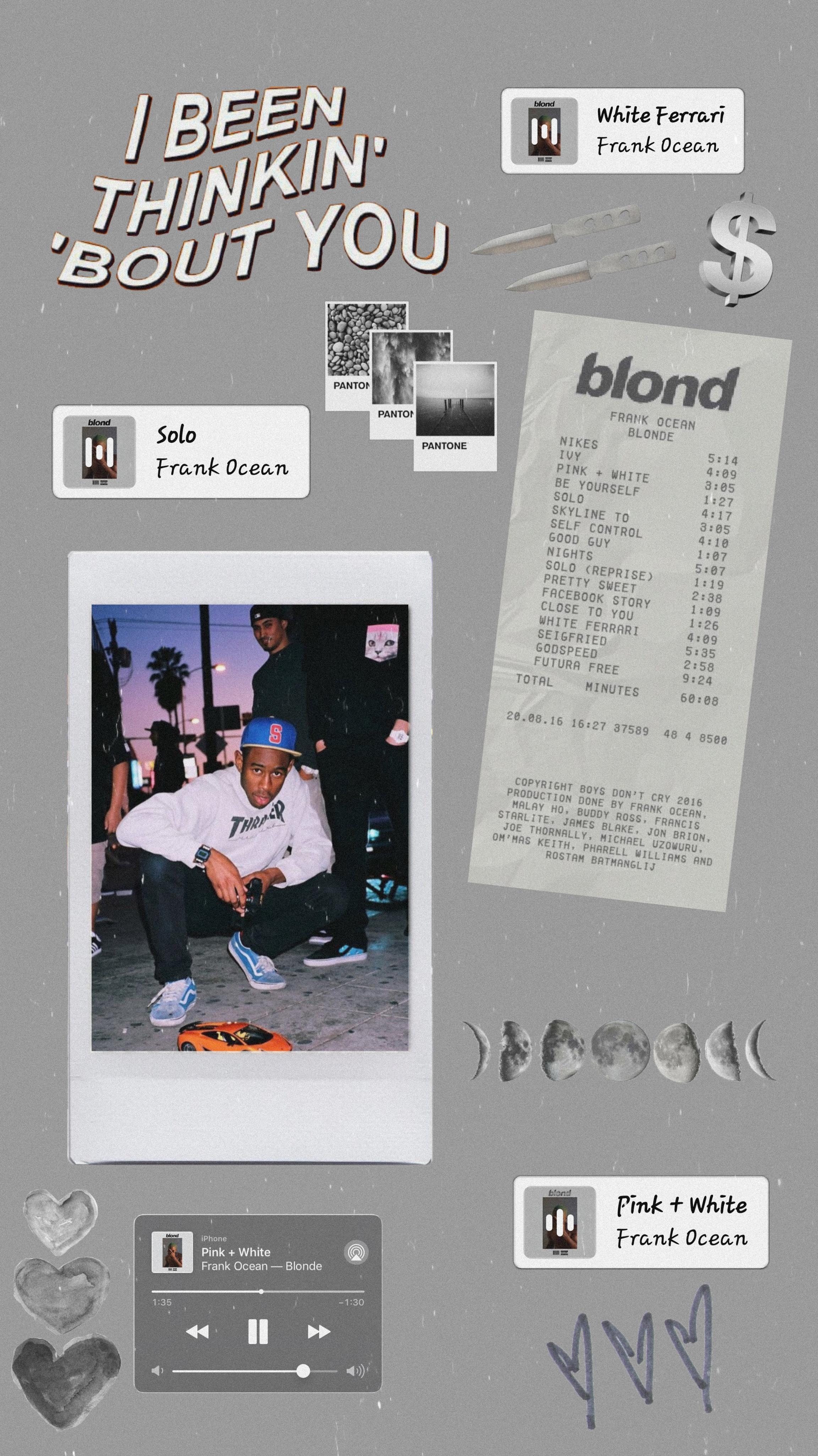 Frank Ocean Blond Self Control Art Board Print for Sale by awesometrending   Redbubble