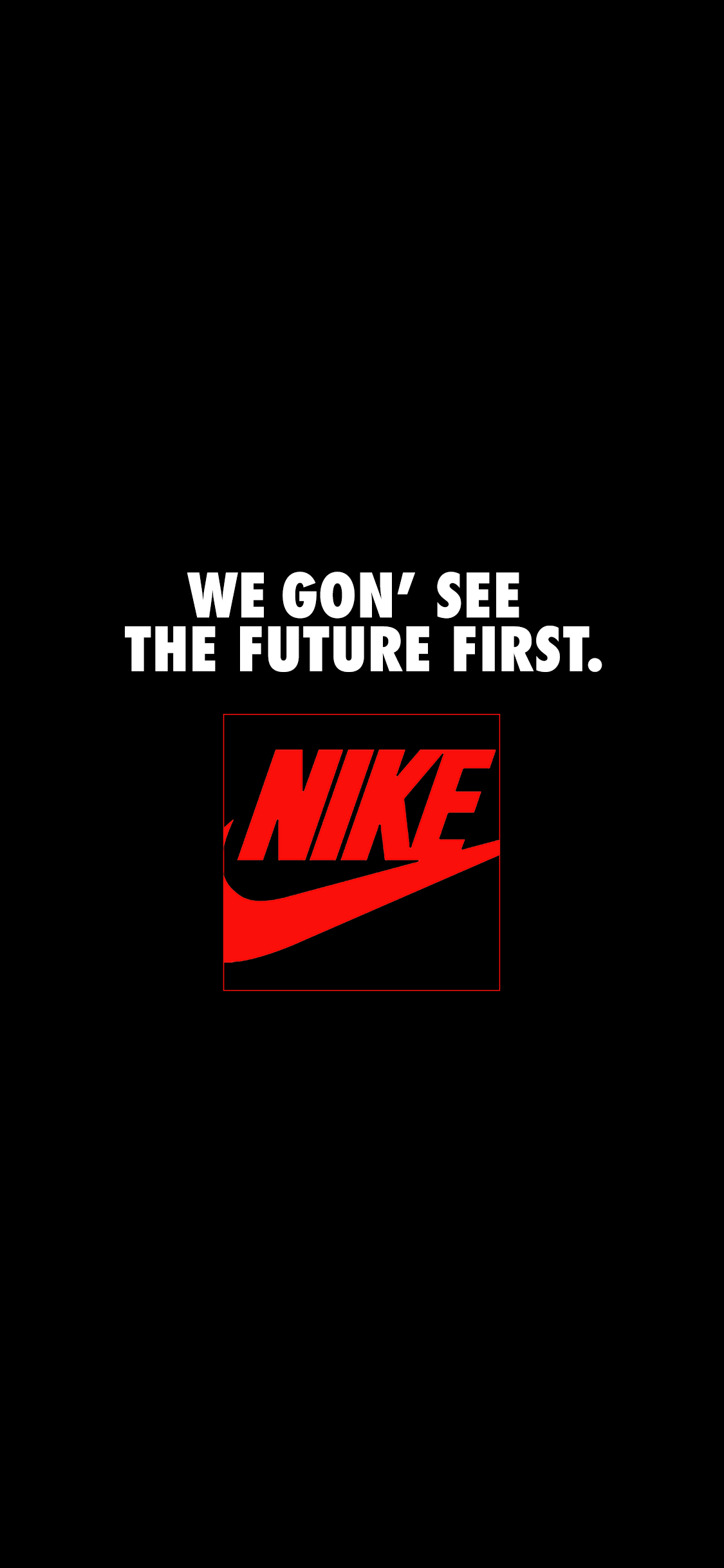 1125x2436 Minimalist Nike Frank Ocean Wallpaper