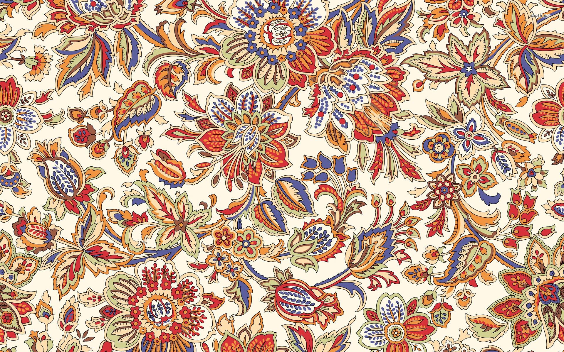 1920x1200 Flower Pattern Wallpaper