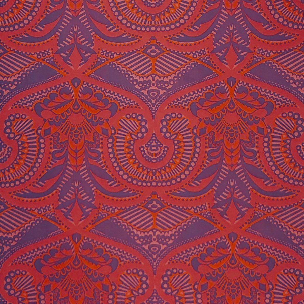 1040x1040 Vintage Wallpaper Shops Retro Red and Purple