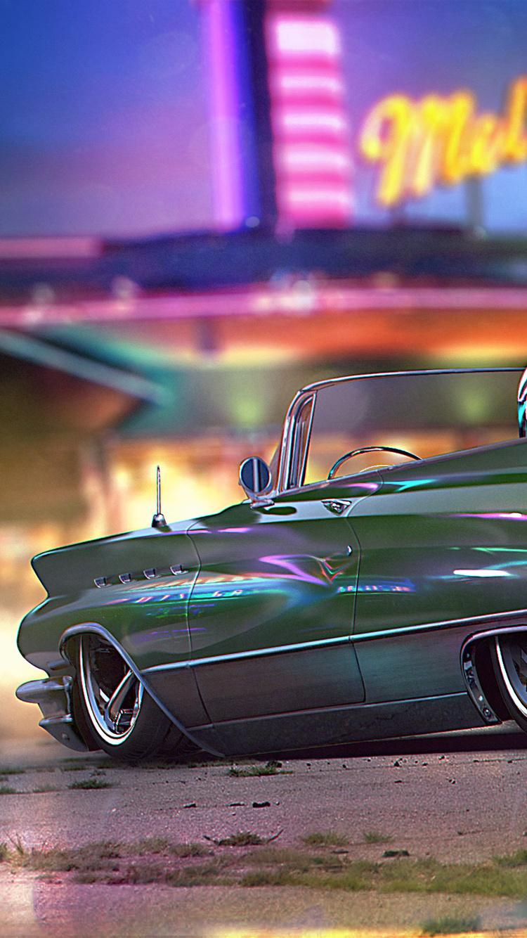750x1334 Classic Car iPhone iPhone 6S, iPhone 7 HD 4k Wallpaper, Image, Background, Photo and Picture