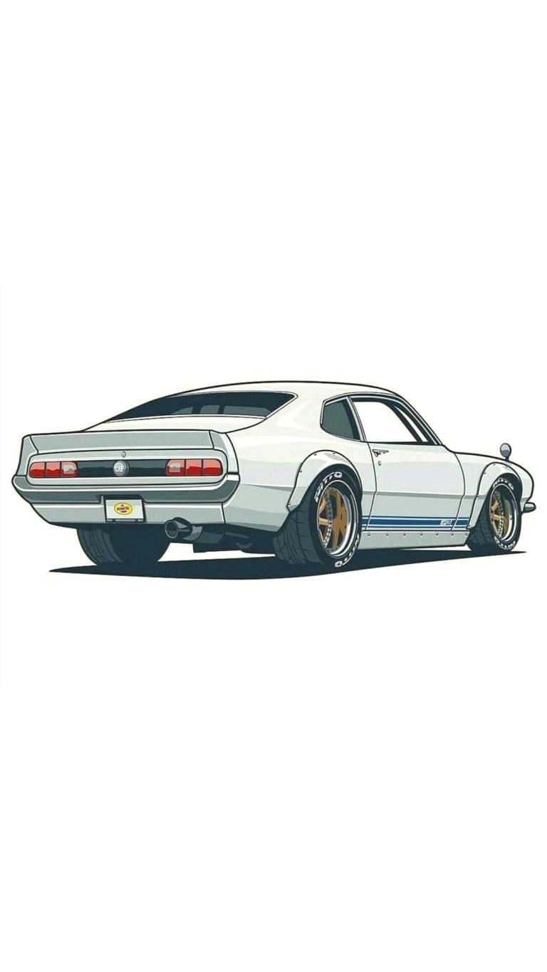 768x1365 Retro Car Beautiful 4K iPhone Wallpaper Free