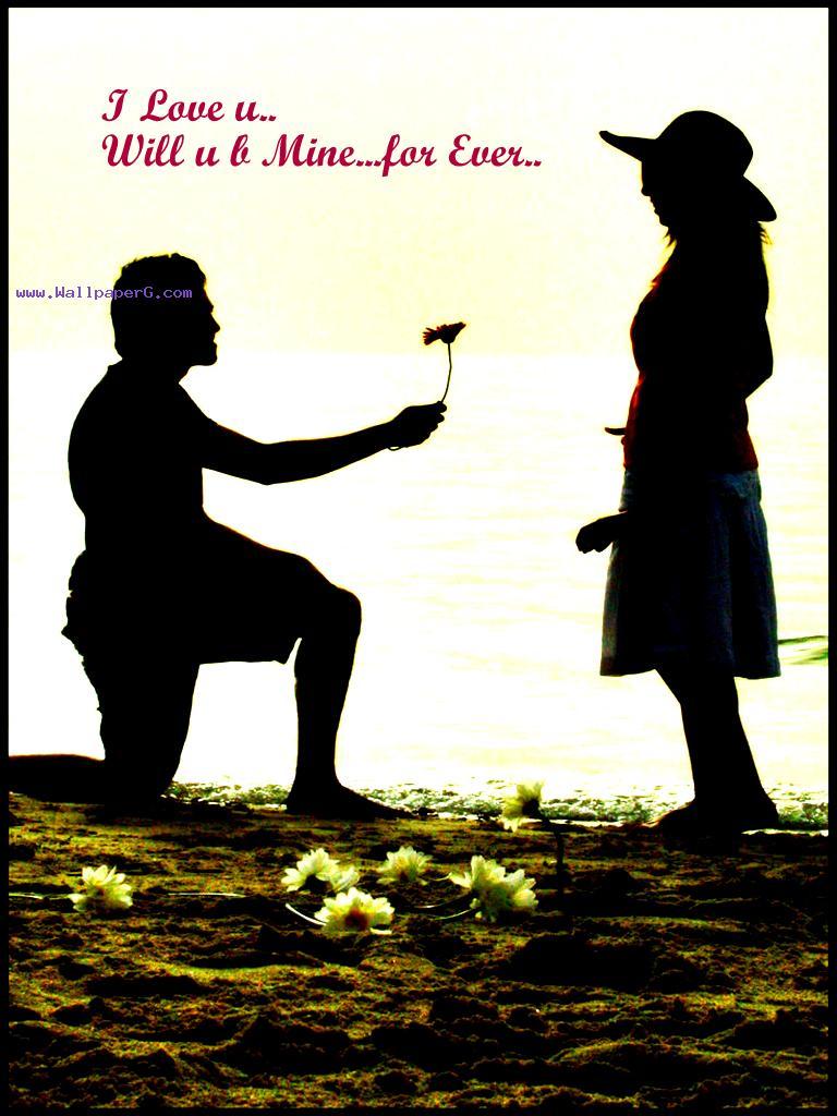 768x1024 Download Will You Be Mine Forever Wallpaper Mobile Version