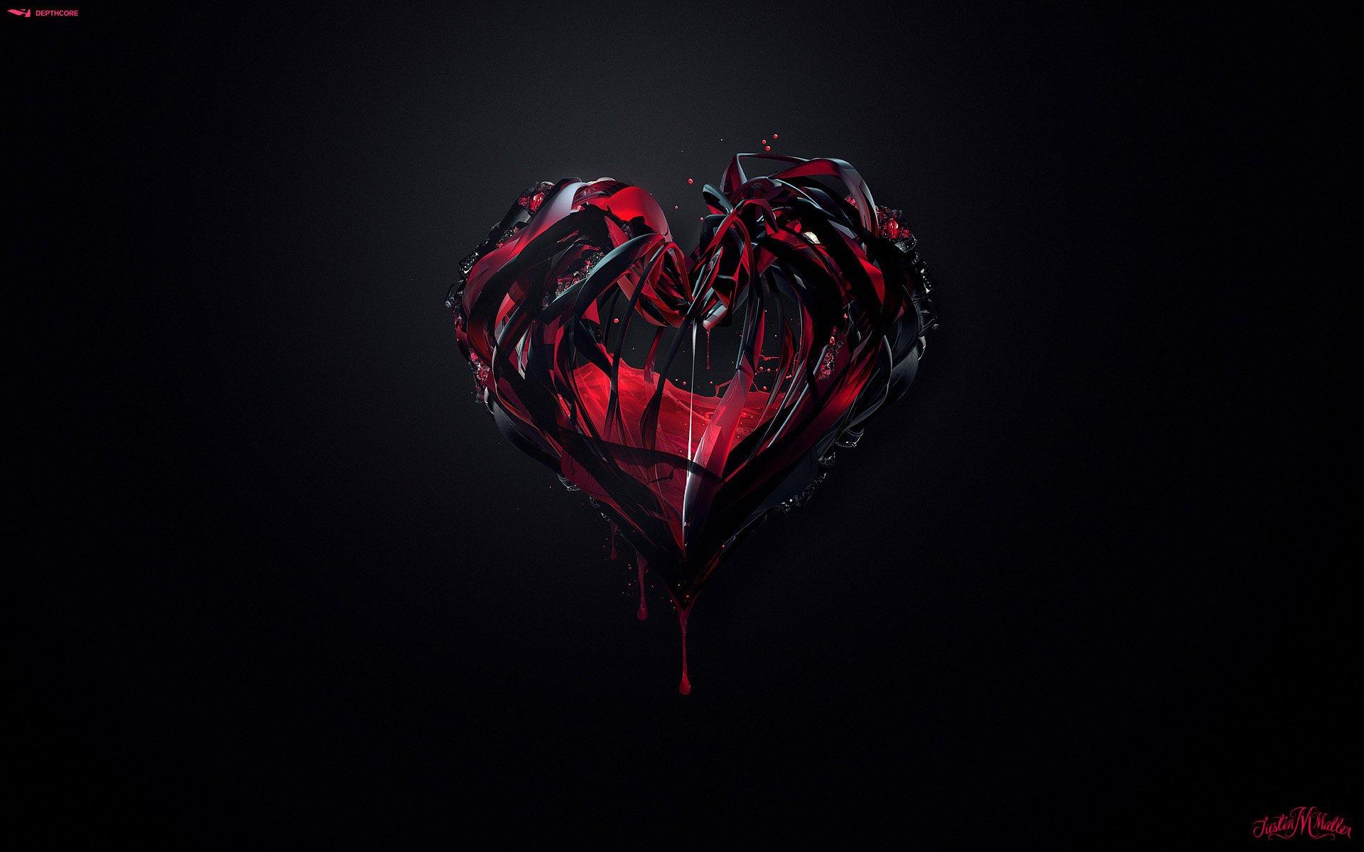 1920x1200 Bloody Heart Wallpaper
