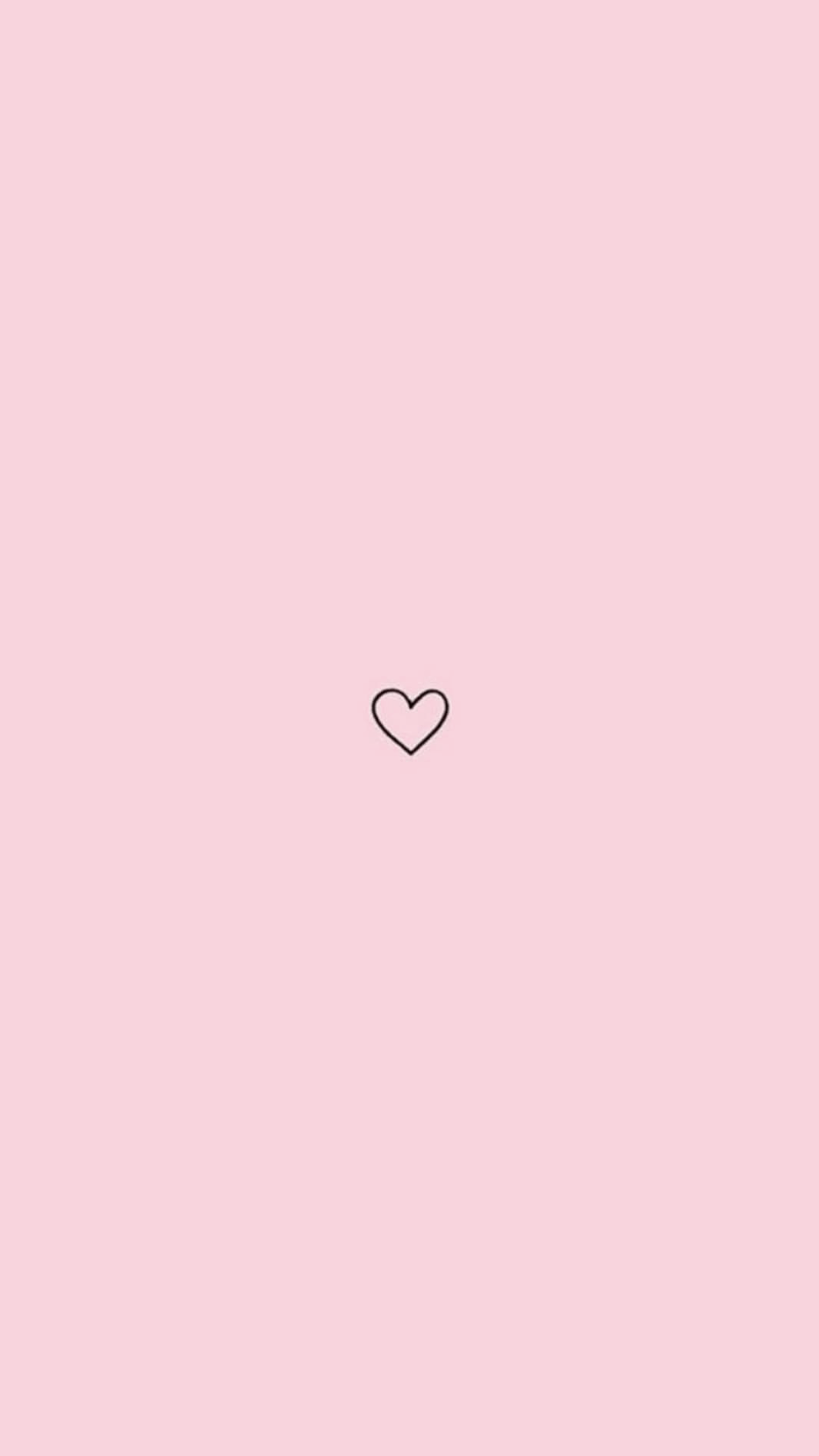 1242x2208 Aesthetic Hearts Wallpaper