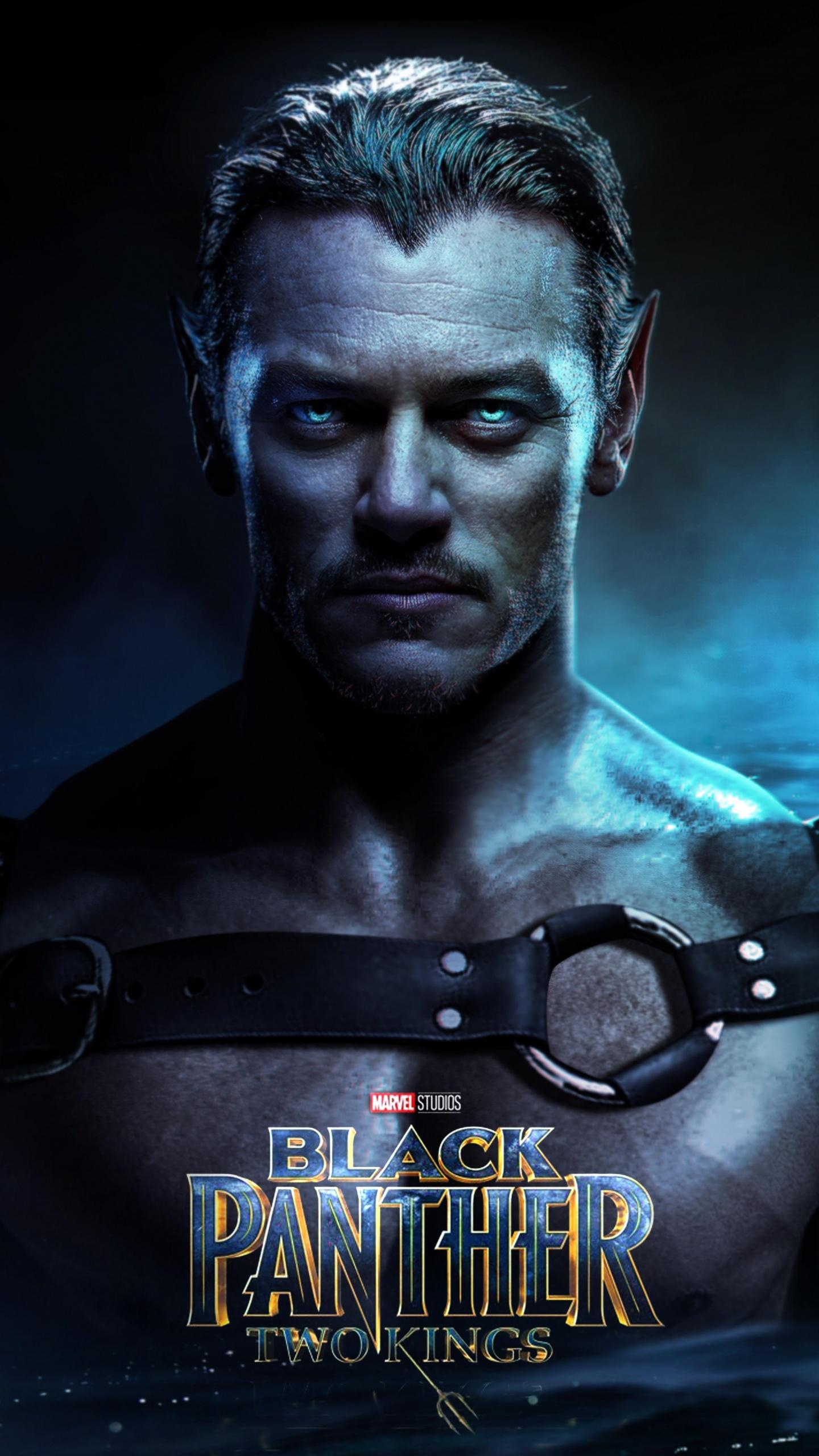 1440x2560 Black Panther 2 4K Wallpaper, Luke Evans, Namor, 2022 Movies, Marvel Comics, Movies