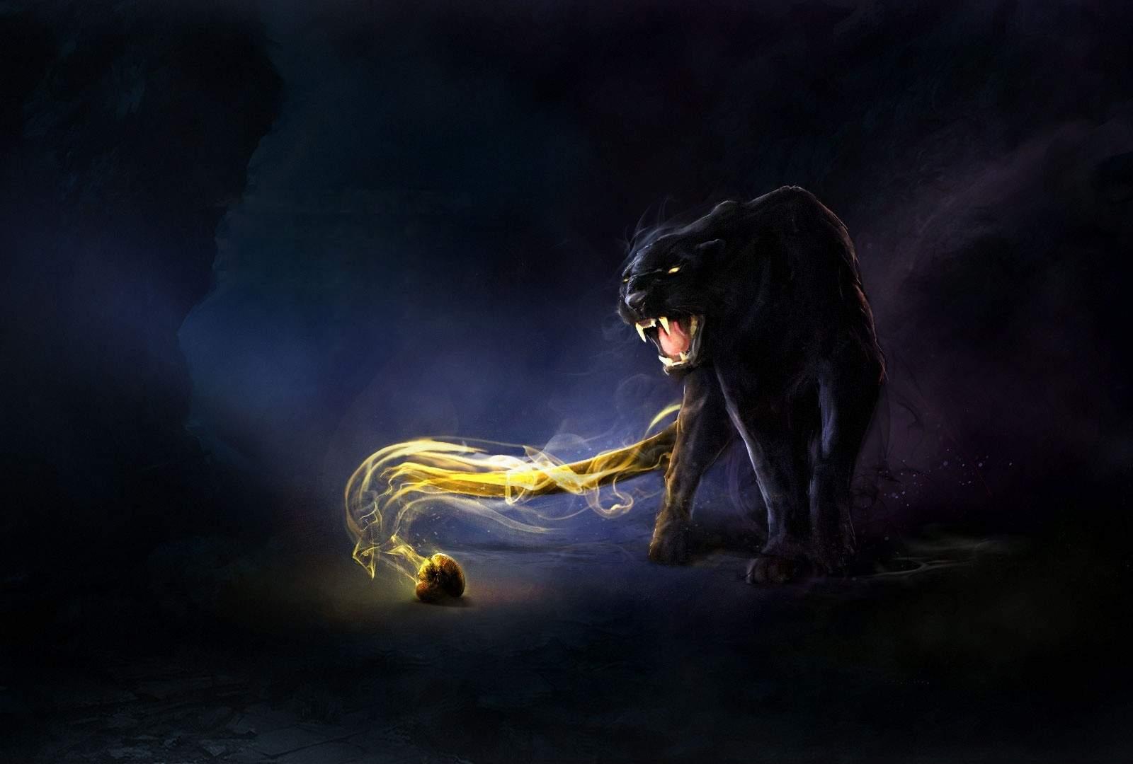 1600x1080 Desktop Wallpaper Black Panther Cat, HD Image, Picture, Background, Hlbgqw