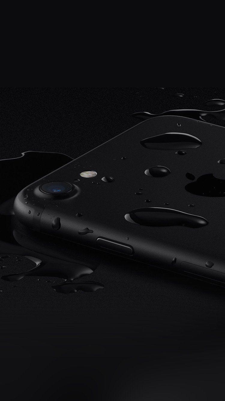 750x1334 Apple. Black iphone 7 plus, Black apple wallpaper, Black iphone 7