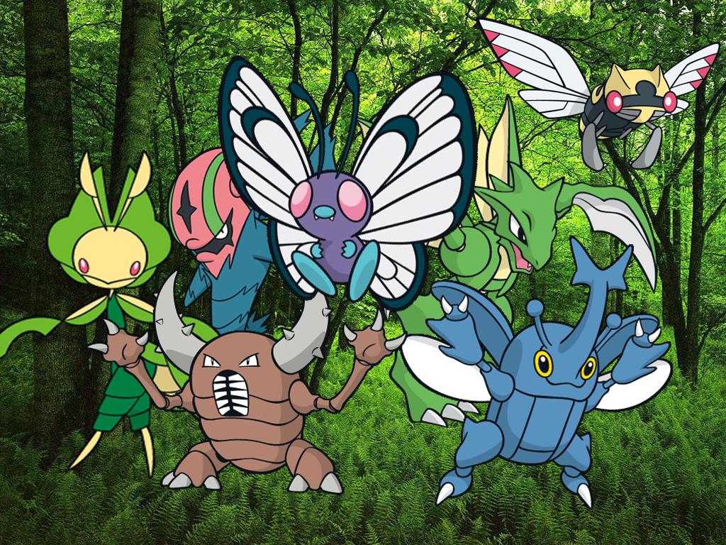 1024x768 Download Bug Pokemon Wallpaper Gallery
