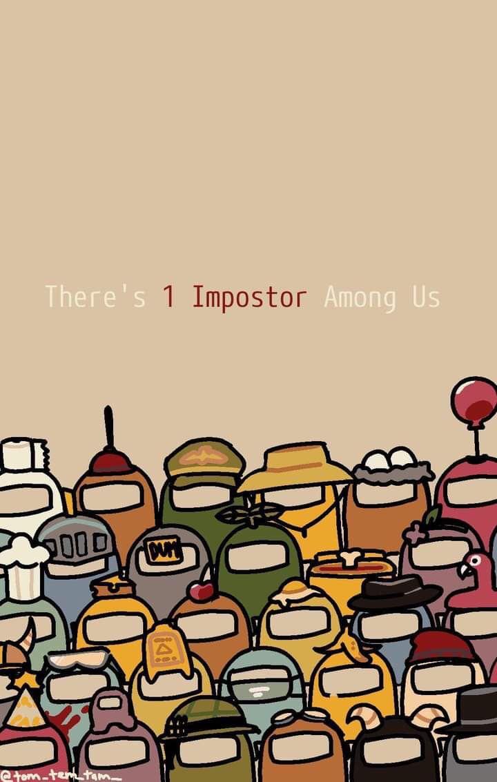 720x1133 Cute Among Us Wallpaper